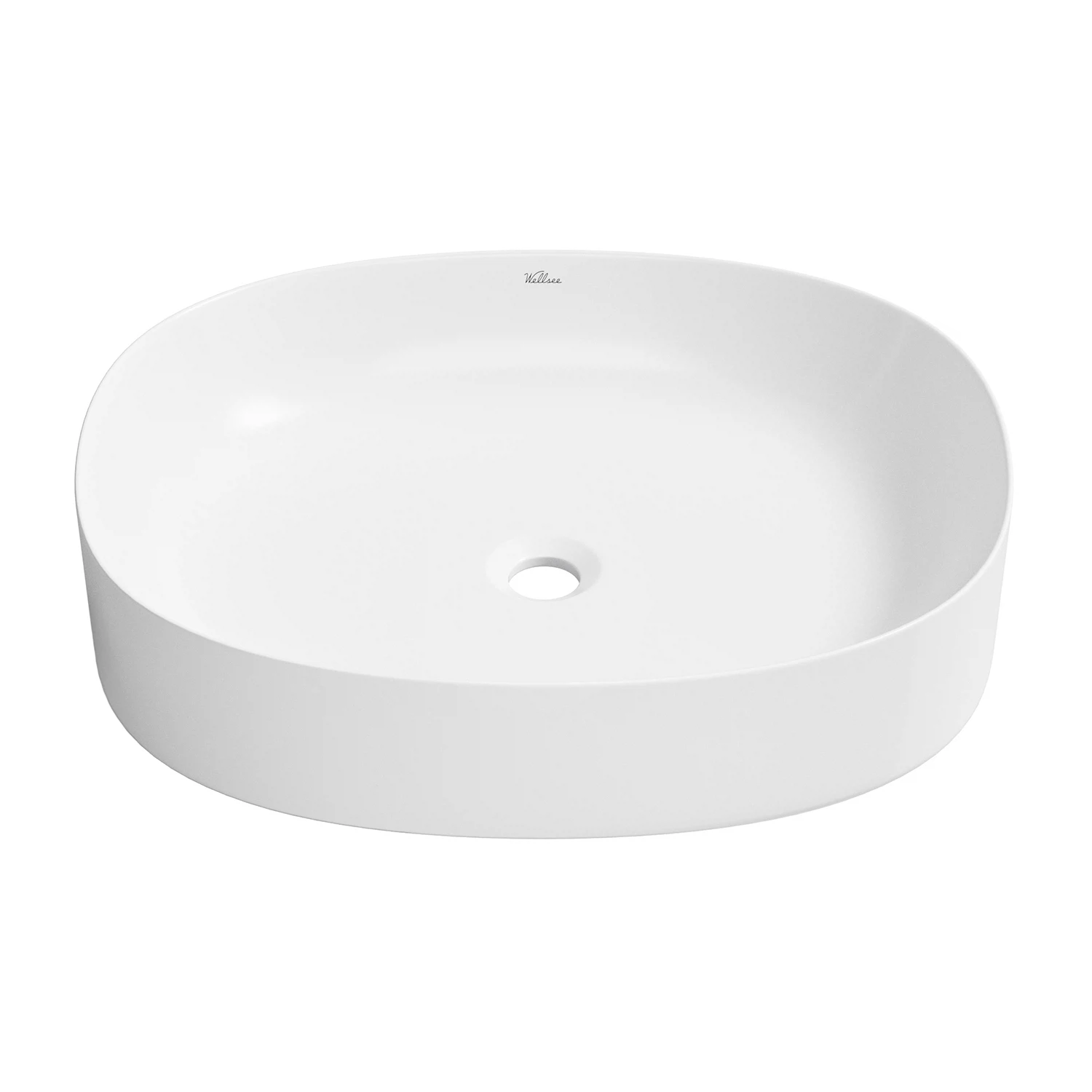 Изображение товара Накладная раковина для ванной Wellsee Belle Spa 2.0 55х45 см, белая, фарфор