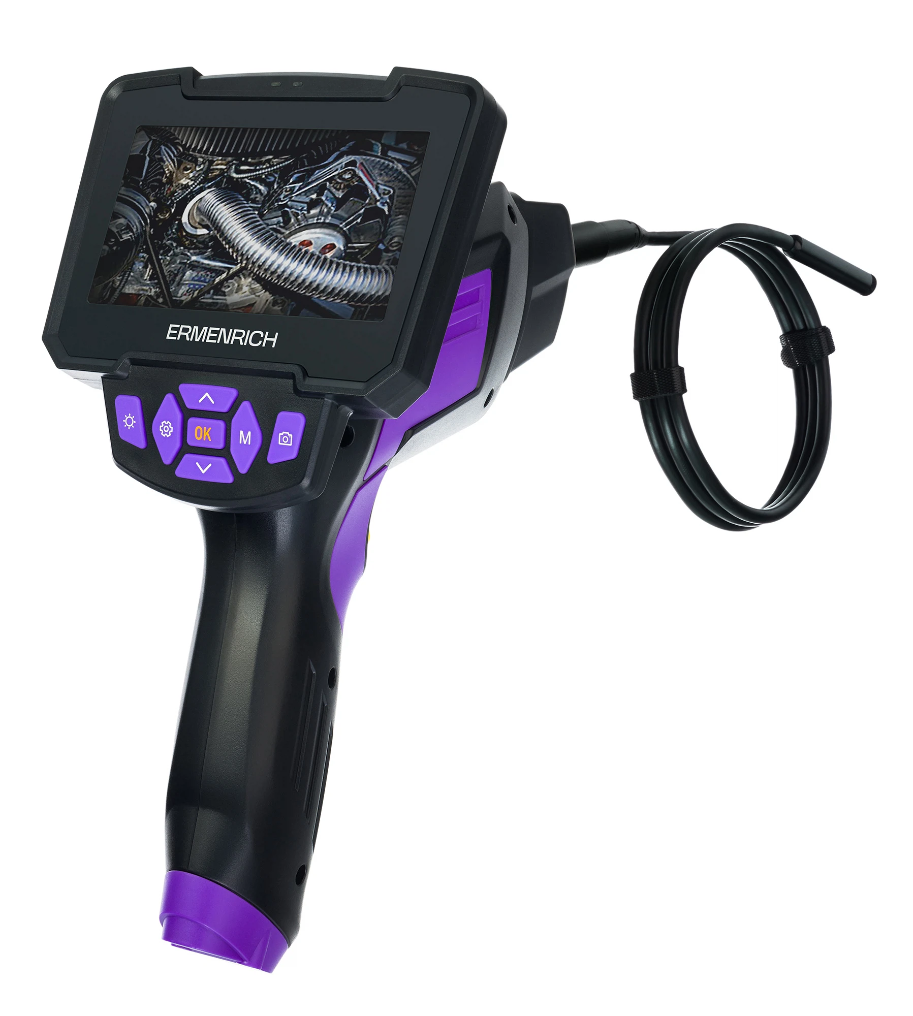 Изображение товара Видеоэндоскоп Ermenrich Seek VE60, фиолетовый