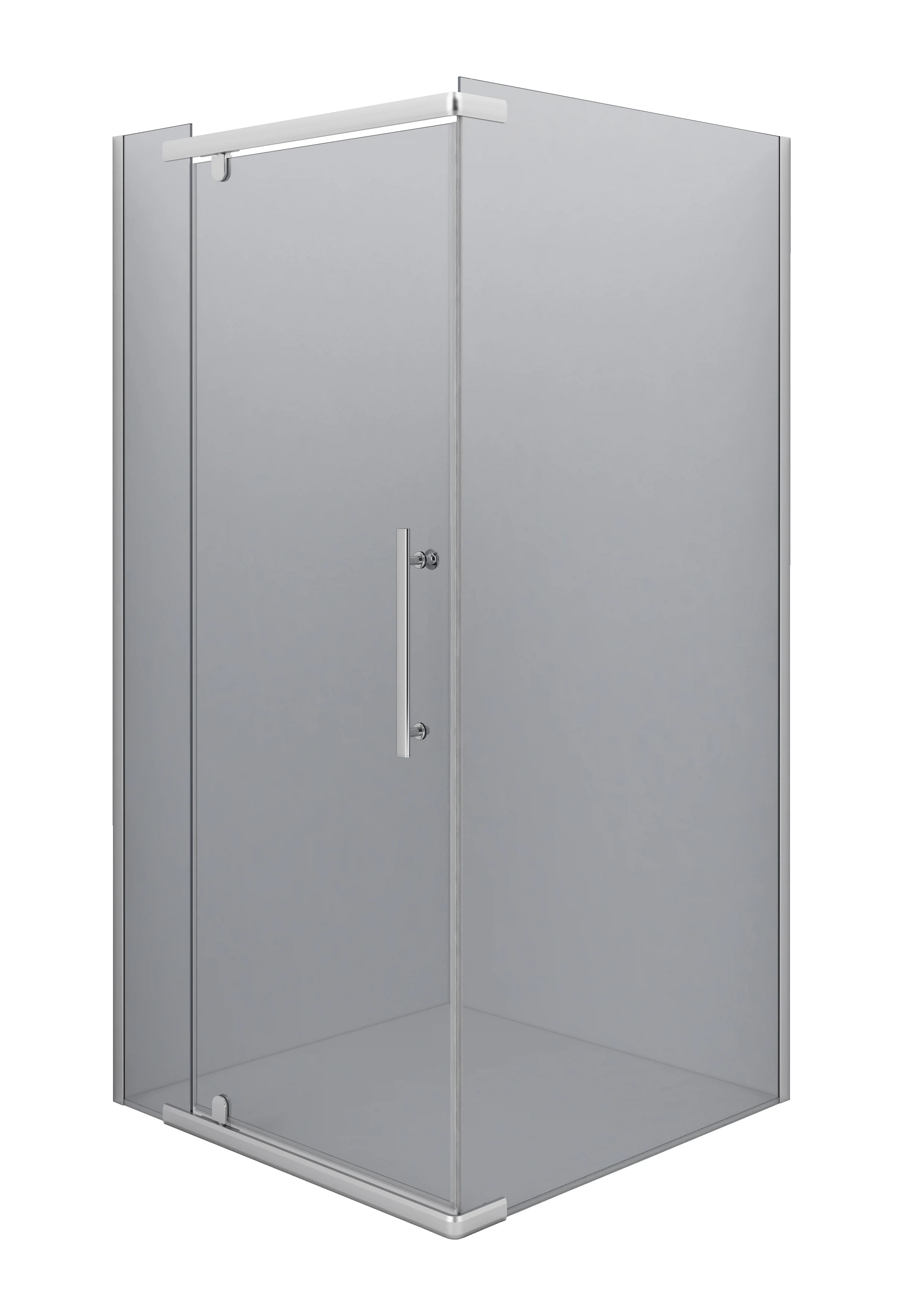 Изображение товара Душевое ограждение Erlit 90х90 тонированное с распашными дверями