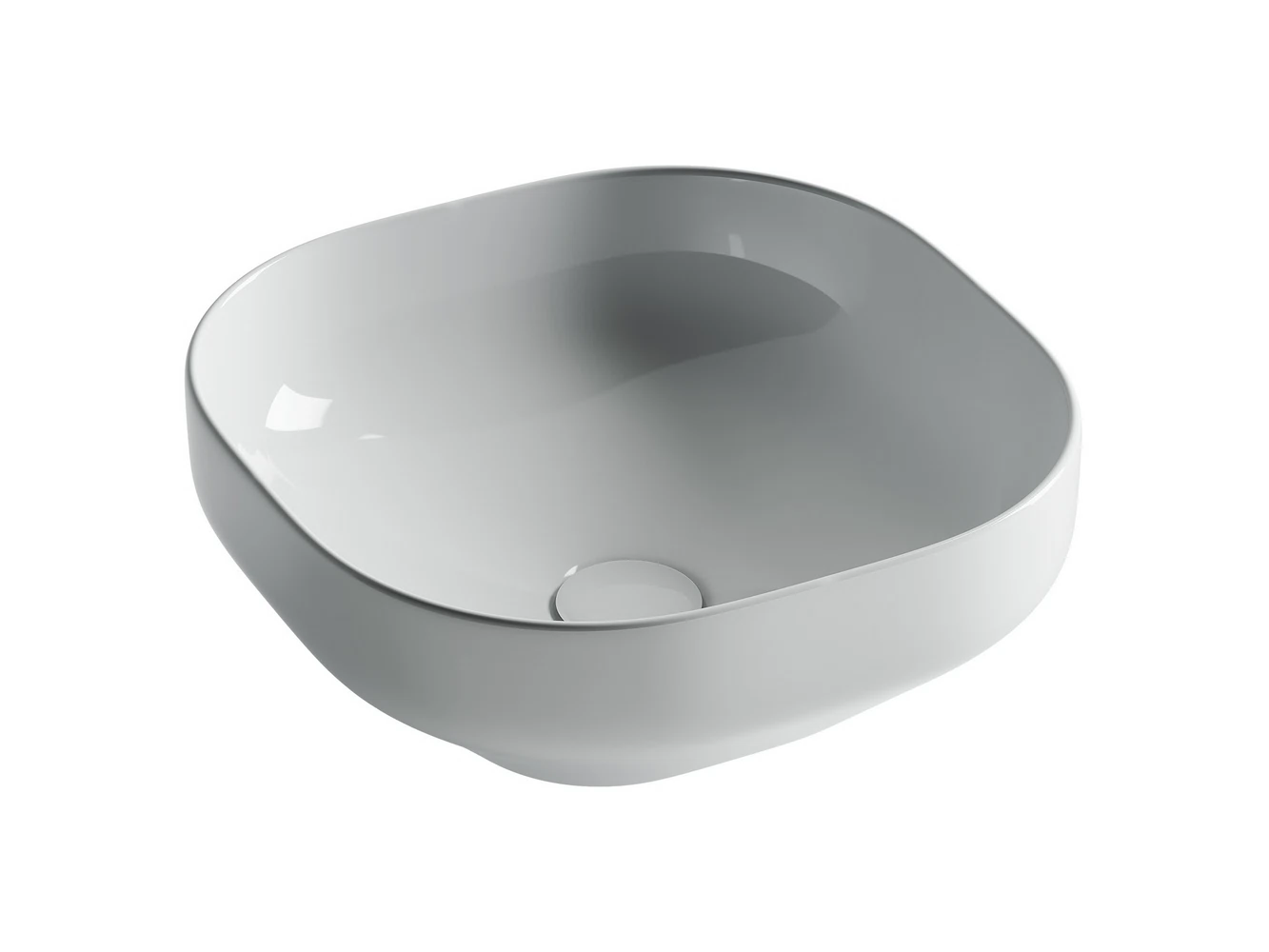 Изображение товара Умывальник квадратный Element 380x380мм фарфор белый накладной для ванной