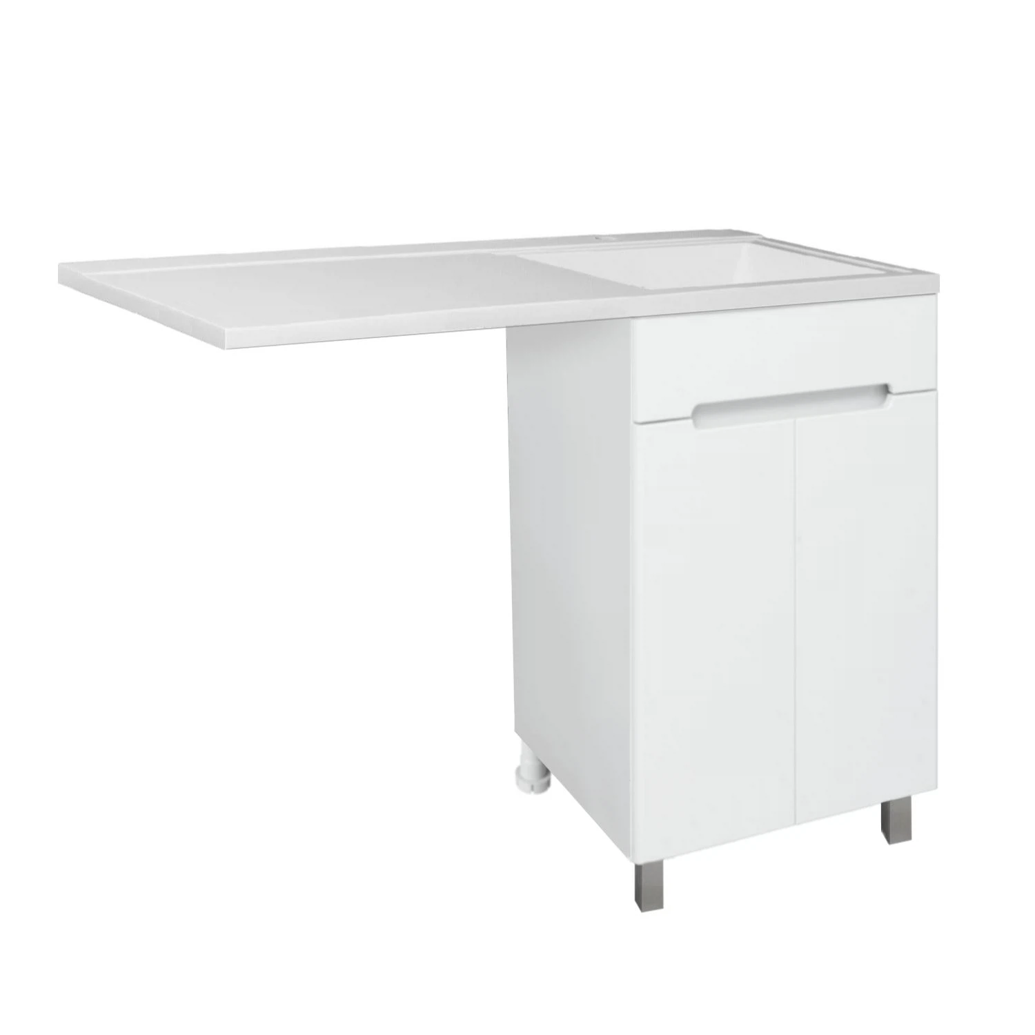 Изображение товара Тумба под раковину для ванной комнаты Runo Парма 60 белая 580x480x860 мм