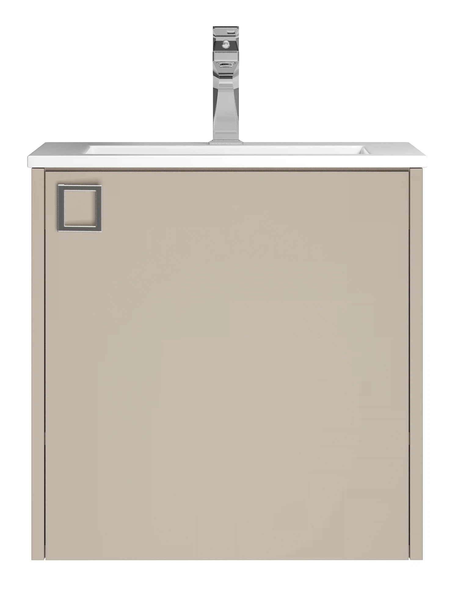 Изображение товара Тумба под раковину Uperwood Aurora 50 см бежевый матовый надежная подвесная мебель для ванной
