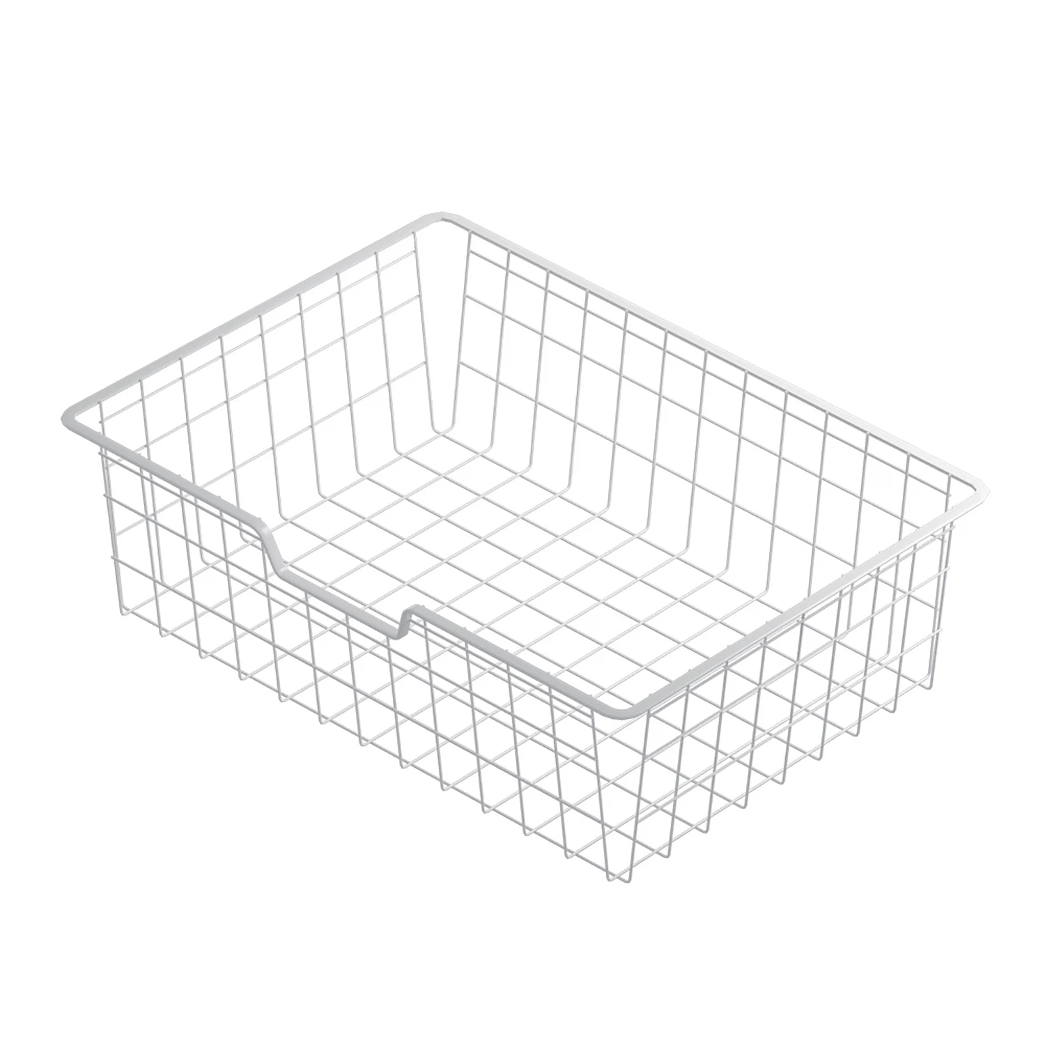 Изображение товара Корзина проволочная на трении Larvij, 590x424x180 мм, белый, L9540WH