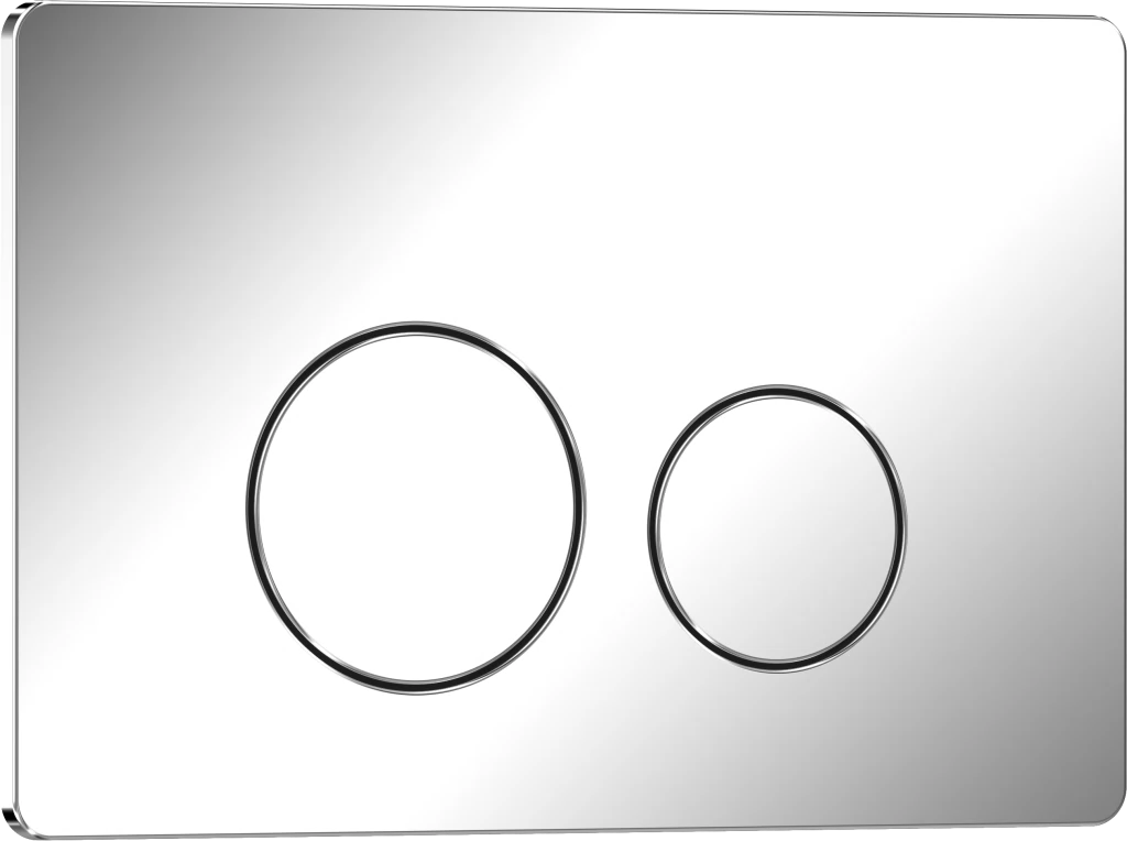 Изображение товара Кнопка смыва IBERICA BLANCA INOX-O из нержавеющей стали хром глянцевая