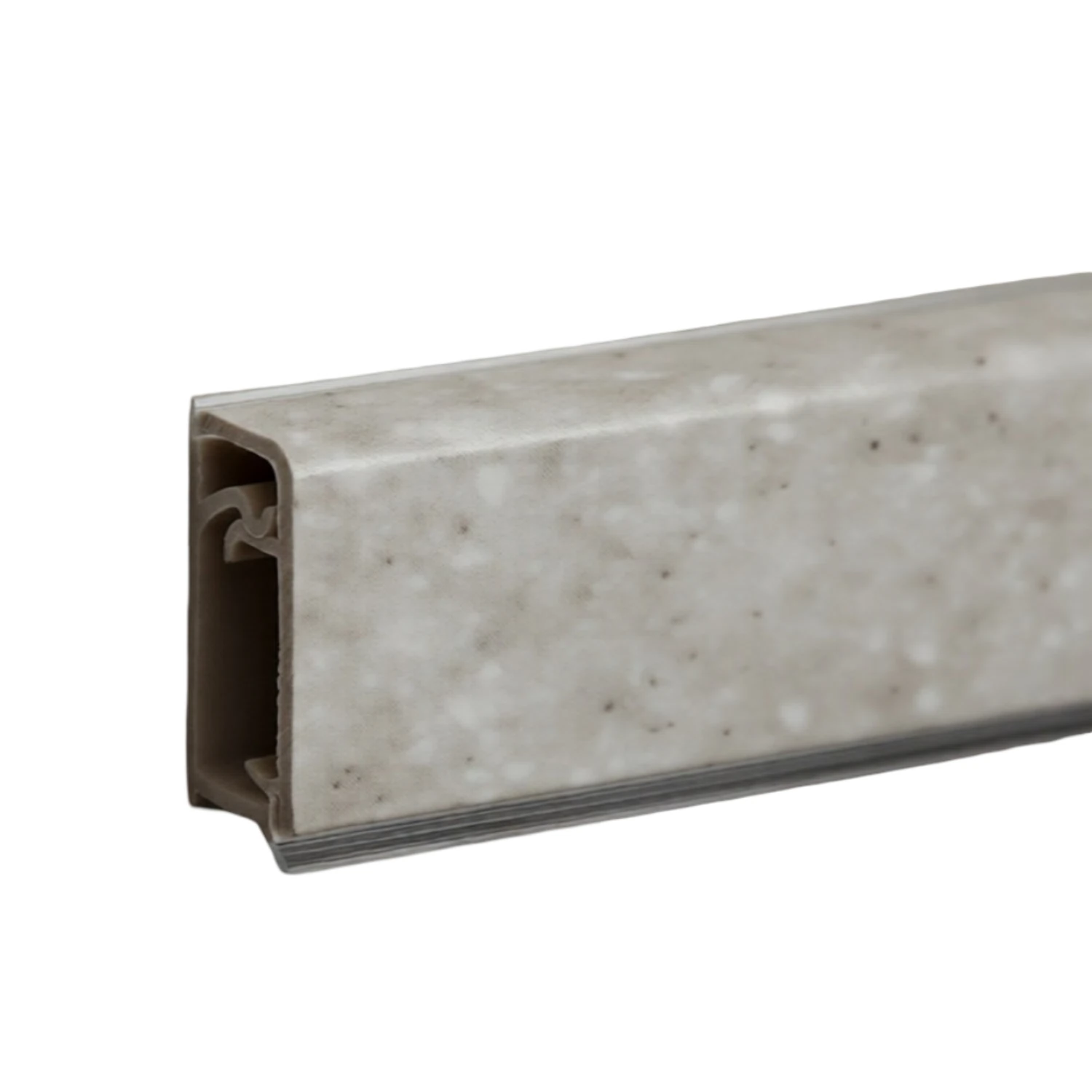 Изображение товара Плинтус для столешниц Волшебная палочка 25*12мм 3м серый ПВХ для кухни