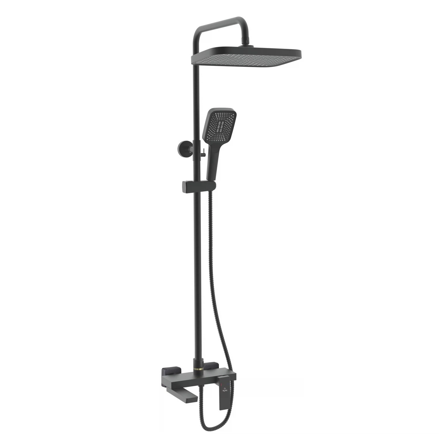 Изображение товара Душевая система Rose R1836H, черный