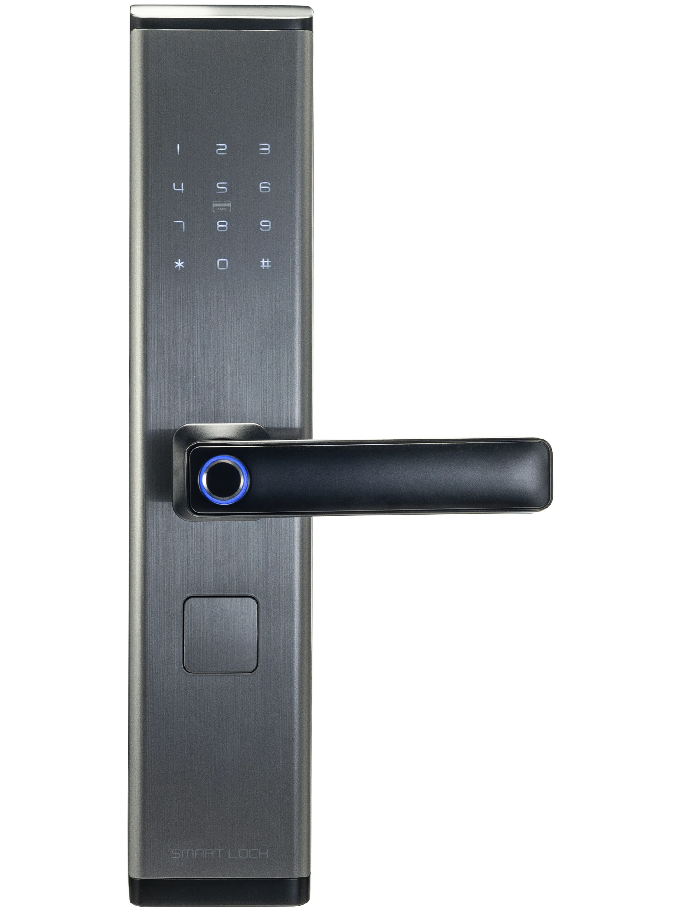 Изображение товара Умный электронный замок HSU 8881TT-TH с отпечатком и кодом, дизайн и надежность