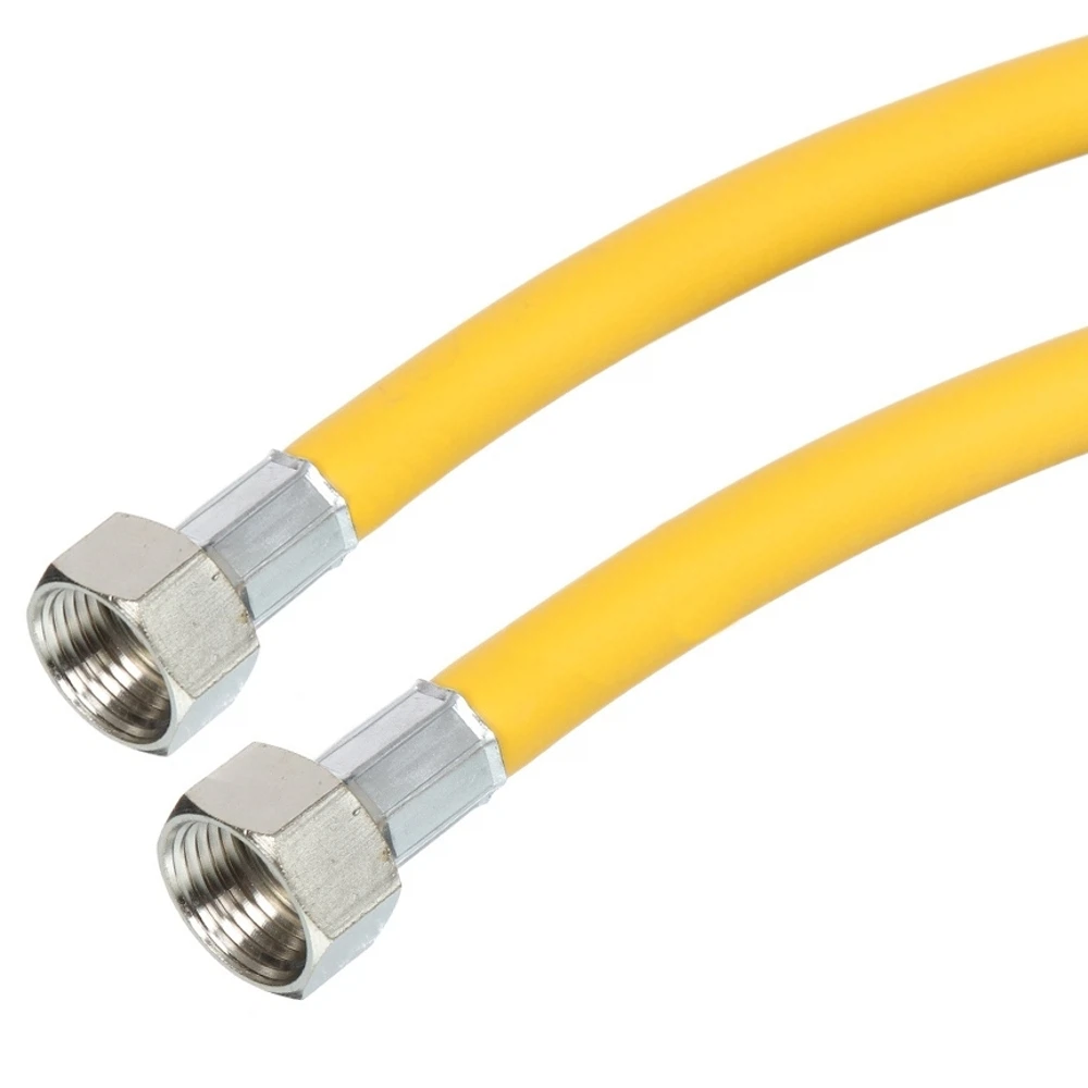 Изображение товара Шланг для газовых приборов из ПВХ 1/2" 2,0 м в/в, желтый