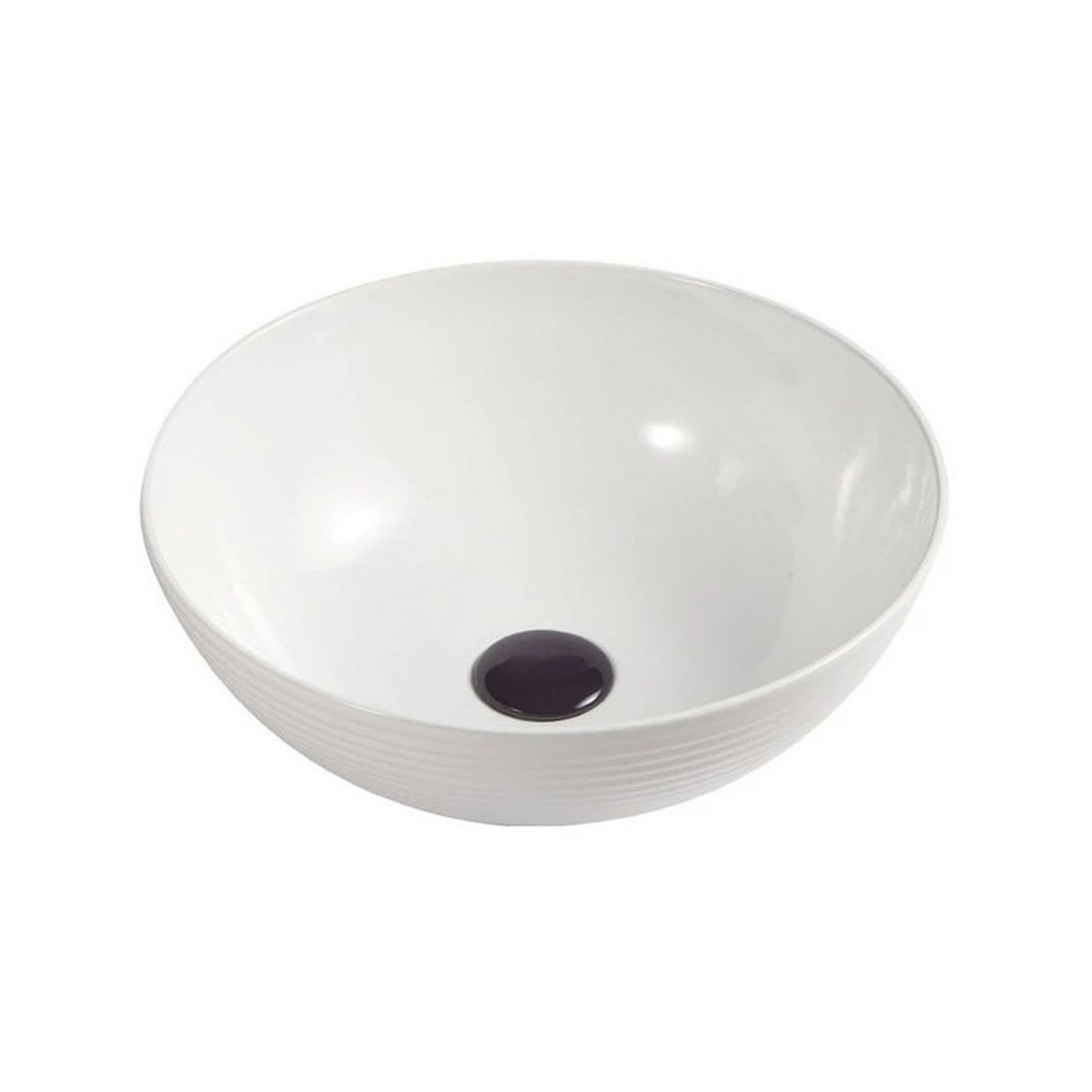 Изображение товара Раковина накладная Azario XML4004-1-B20 белая круглая для ванной