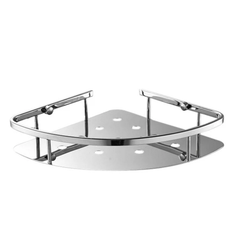 Изображение товара Полка угловая FASHUN A5335-1 хром — настенная, 21,6×21,6 см