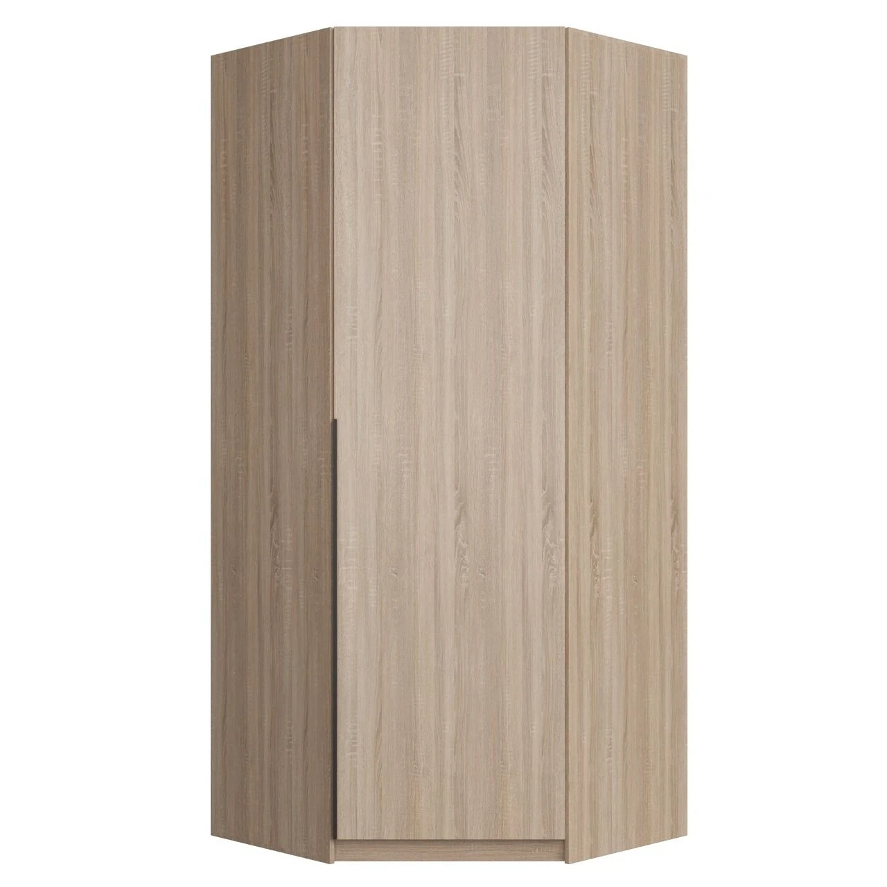 Изображение товара Угловой модуль с дверью и полками Е1 95x95x220 см для гардероба