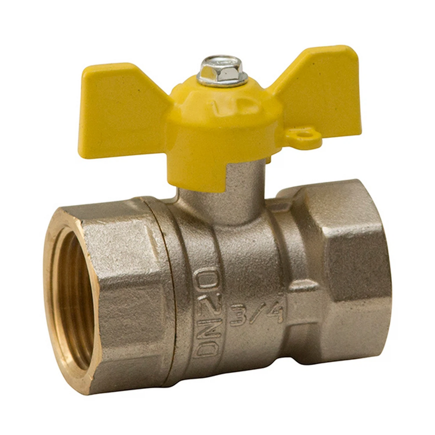 Изображение товара Кран газ шаровой 1/2 вн/вн бабочка LD PRIDE (537156)