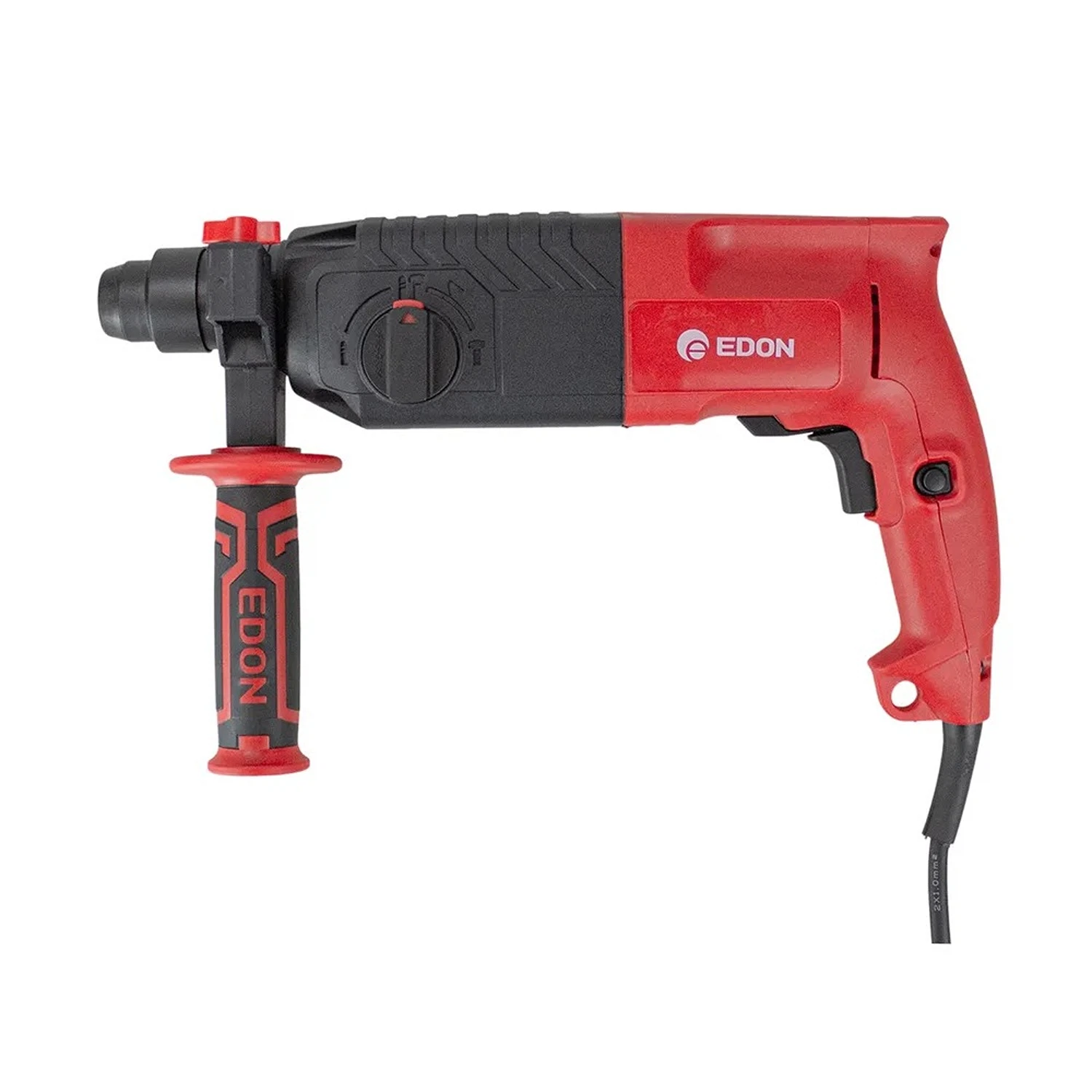 Изображение товара Перфоратор электрический Edon RH-26/1150M (1150Вт, 26мм, три режима, 3,0Дж, 3 бура, пика, долото)