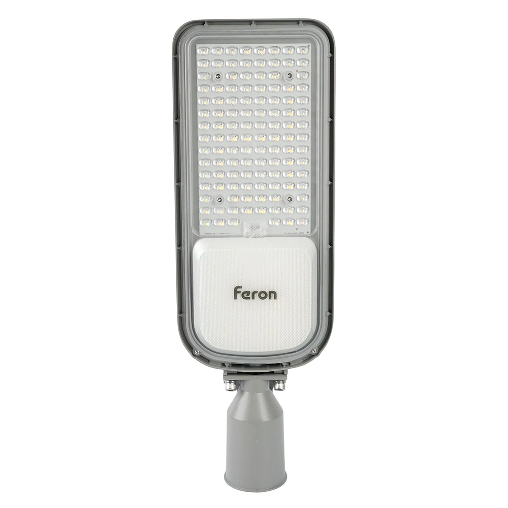 Изображение товара Светодиодный уличный консольный светильник Feron SP3050 100W IP65 серый Изображение товара Светодиодный уличный консольный светильник Feron SP3050 100W IP65 серый
