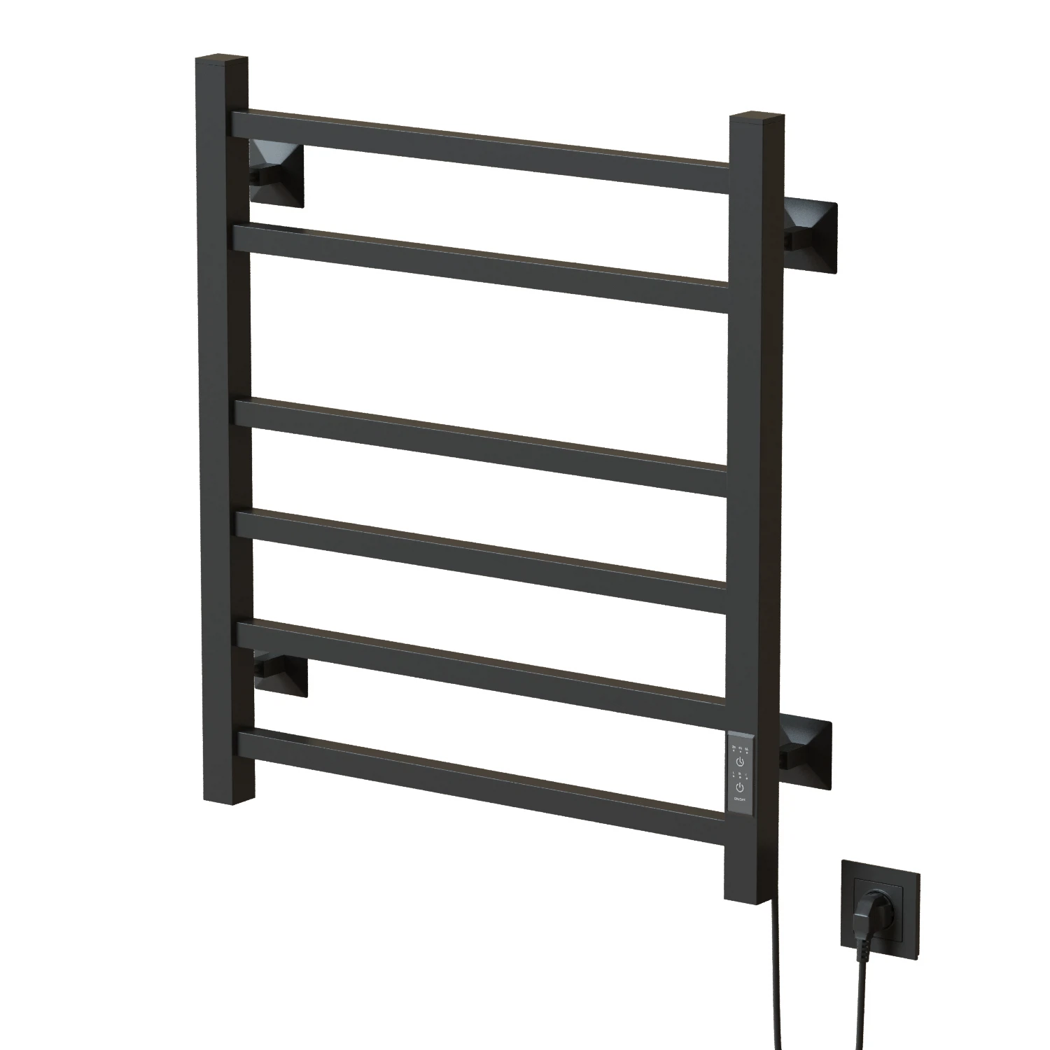 Изображение товара Электрический полотенцесушитель MIXLINE FORTUNE 60х50 с таймером 323 Вт графит