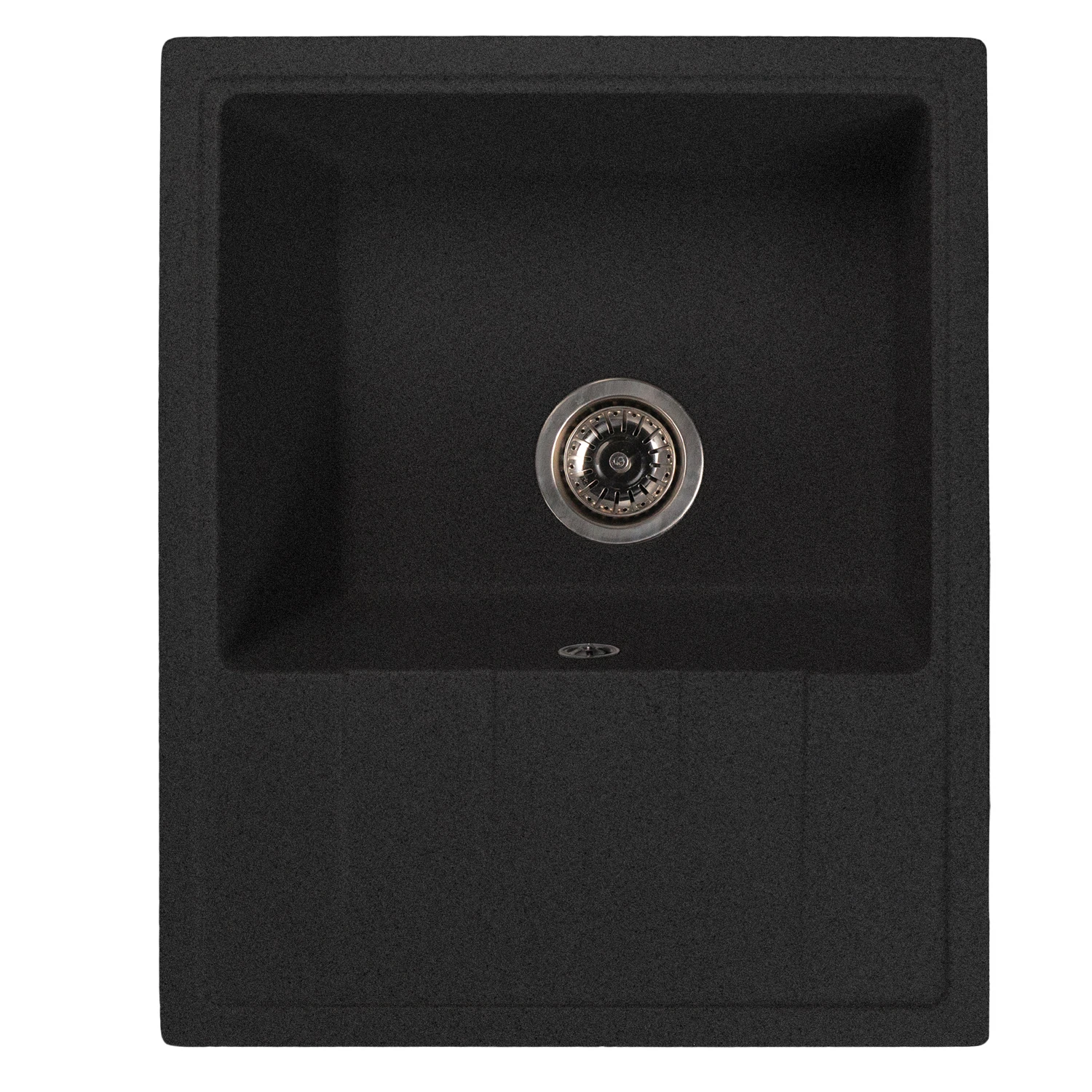 Изображение товара Мойка кухонная из искусственного мрамора ML-GMS103 СТАНДАРТ черная 570x460 мм