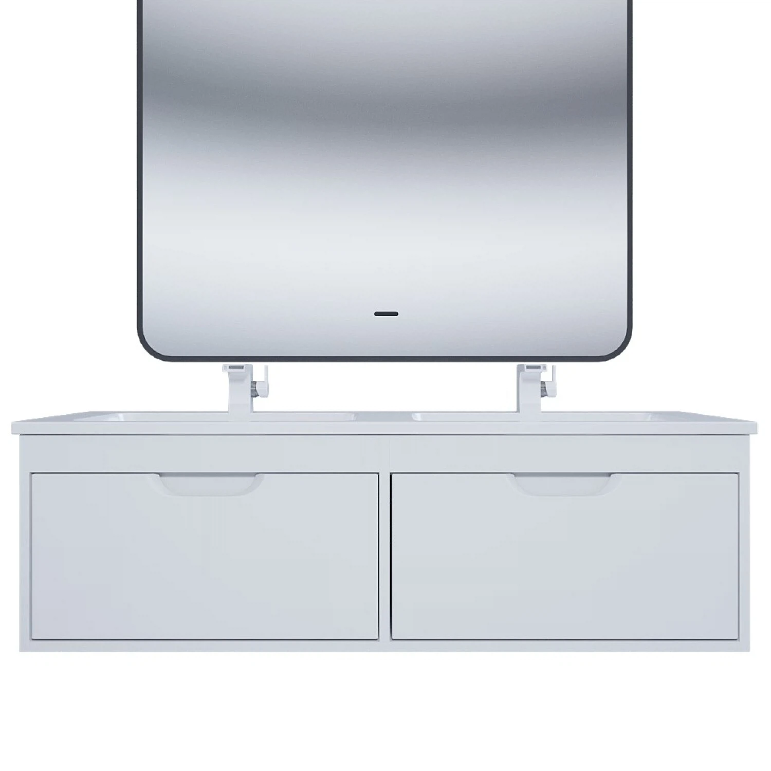 Изображение товара Подвесная тумба под раковину Uperwood Modul 120 см белая с доводчиками