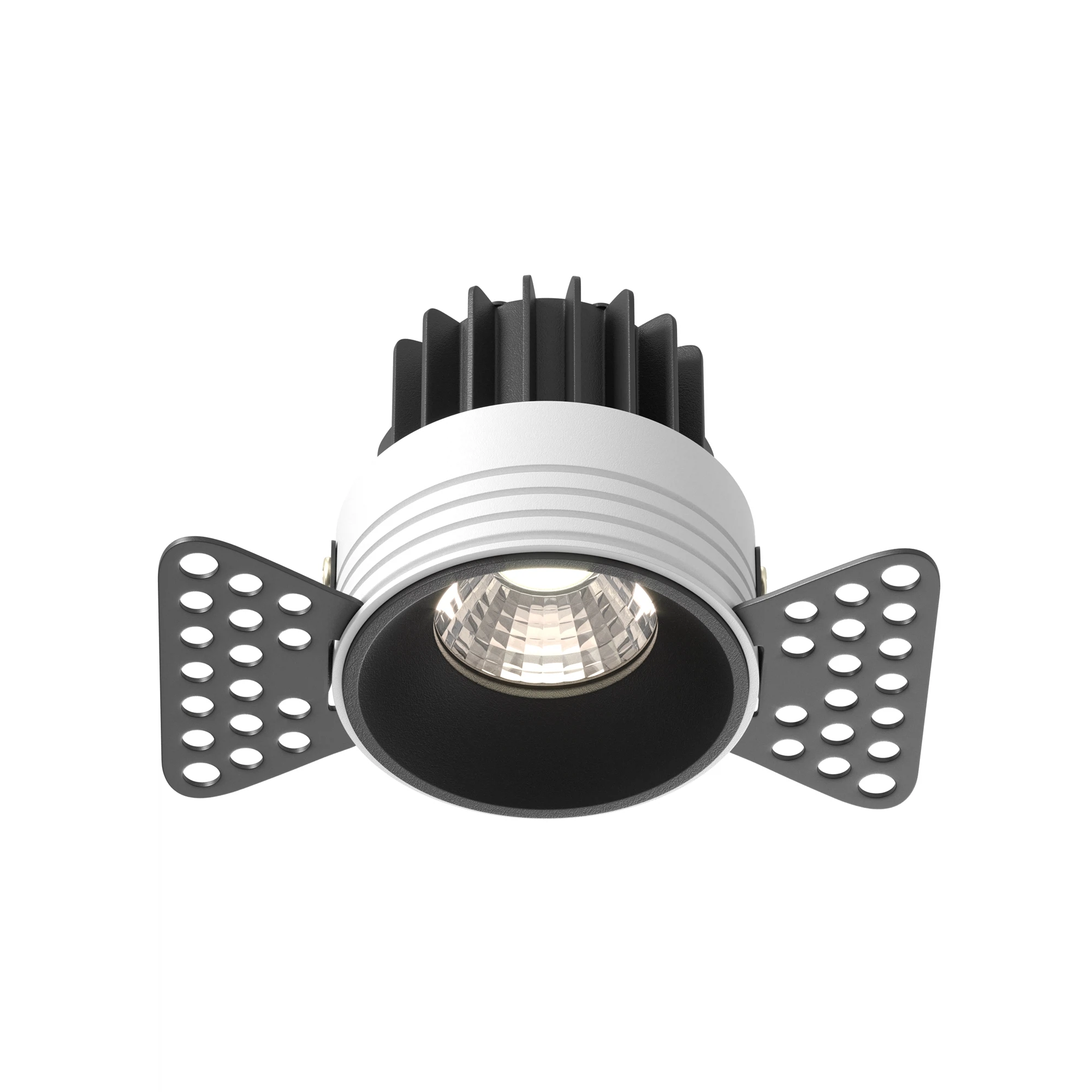Изображение товара Встраиваемый светильник Maytoni Technical Round DL058-7W4K-TRS-B 7W, черный, 4000K