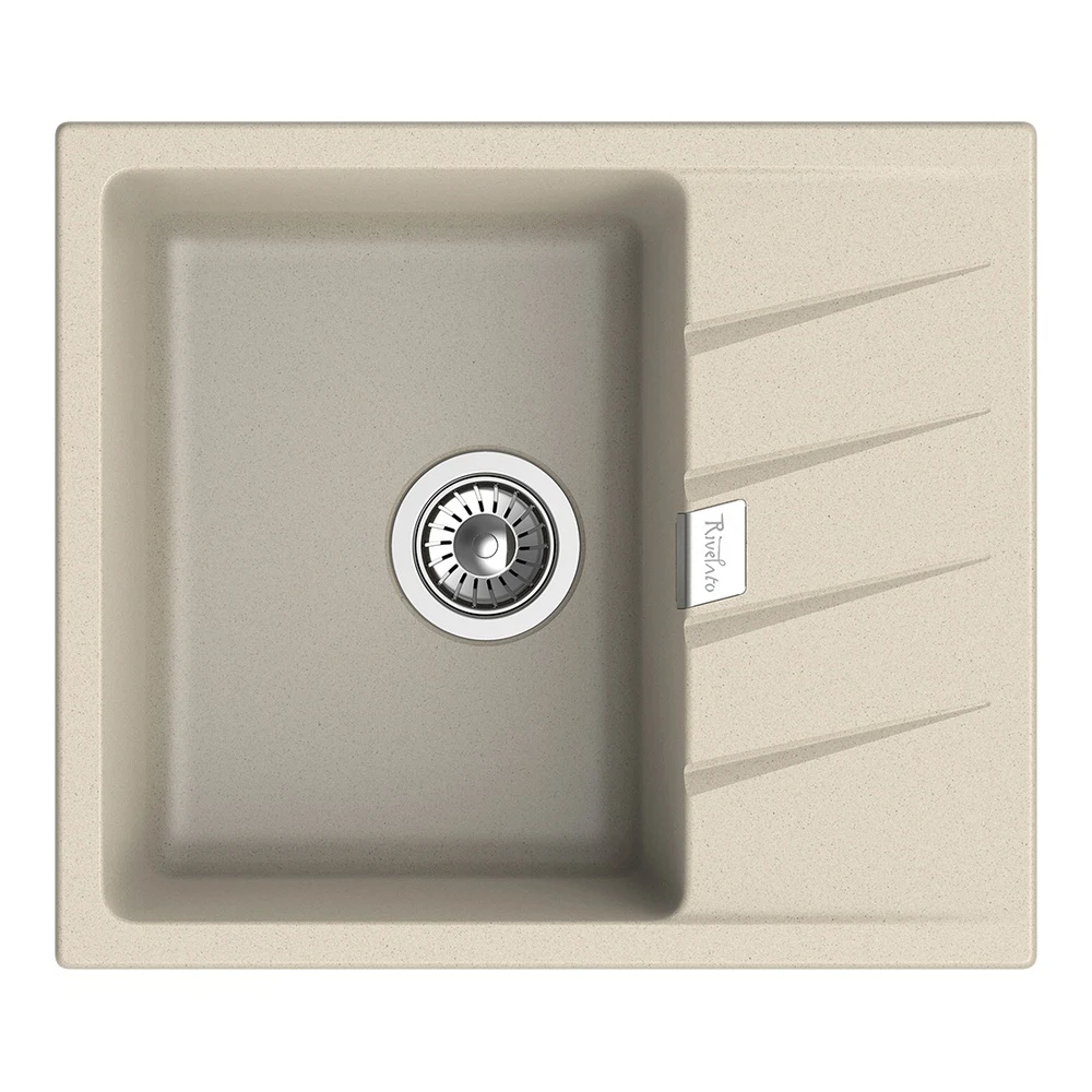 Изображение товара Кухонная мойка Rivelato RAUM RM-58, темно-бежевый, кварц