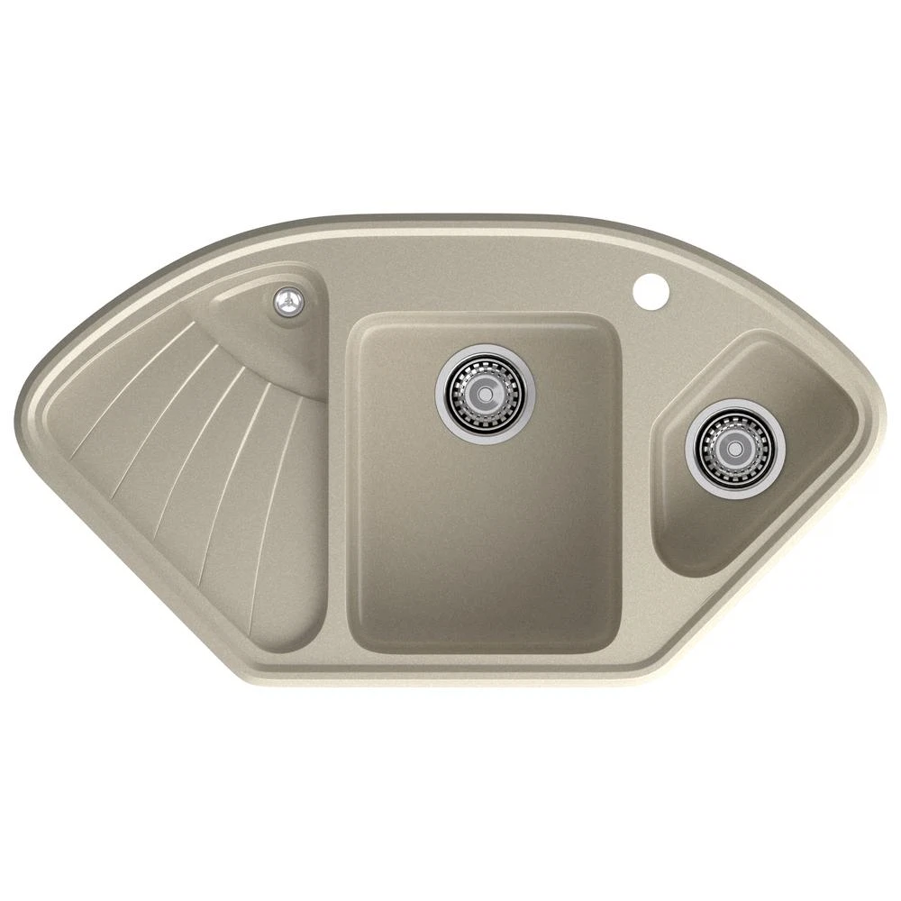 Изображение товара Кухонная мойка GranFest CORNER 1040E, топаз, искусственный мрамор