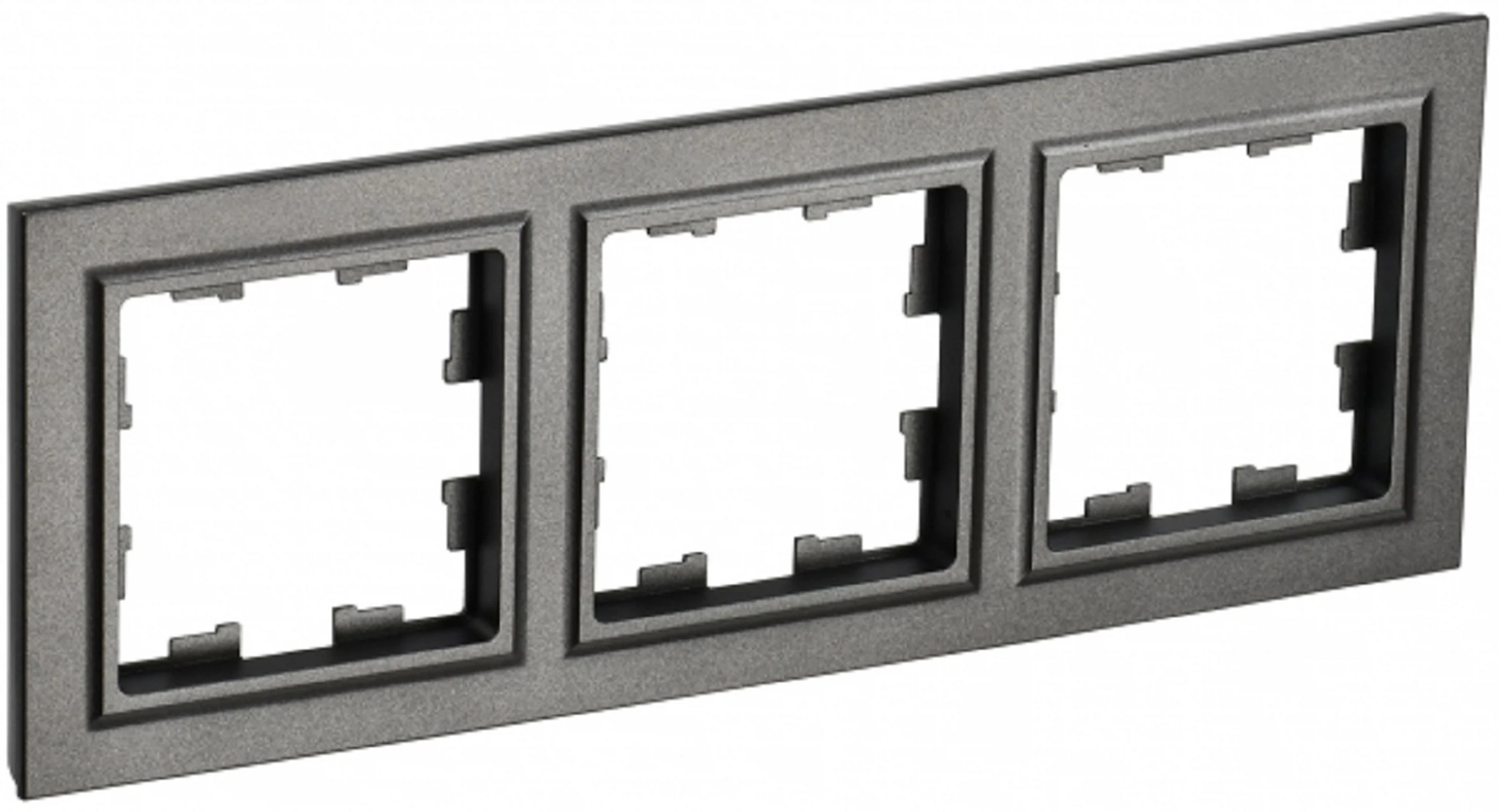 Изображение товара Рамка IEK BRITE BASE Темн.бронза 3-м РУ-3-БрТБ.