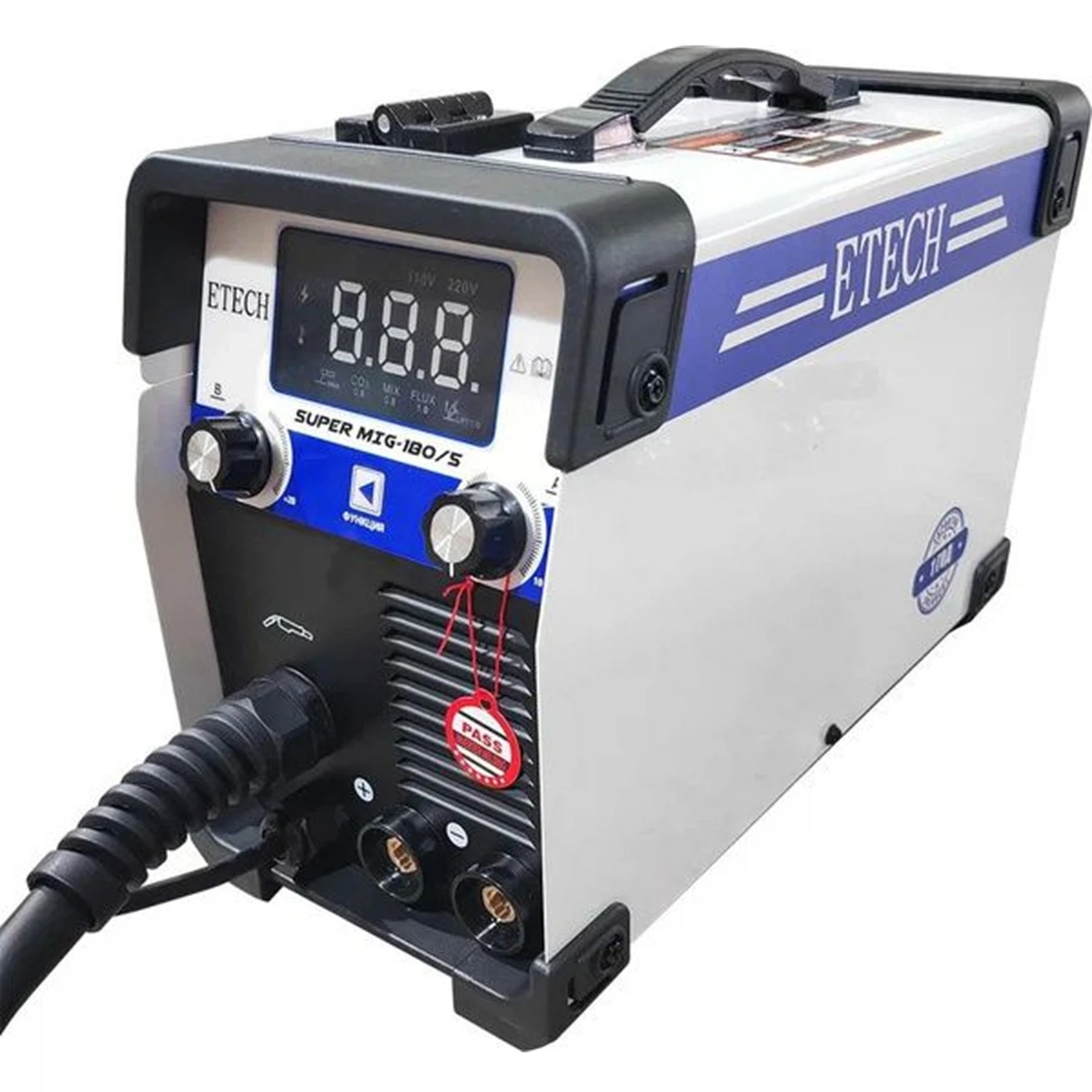 Изображение товара Сварочный аппарат ETECH Super MIG-180/5 полуавтомат с функцией LIFT TIG