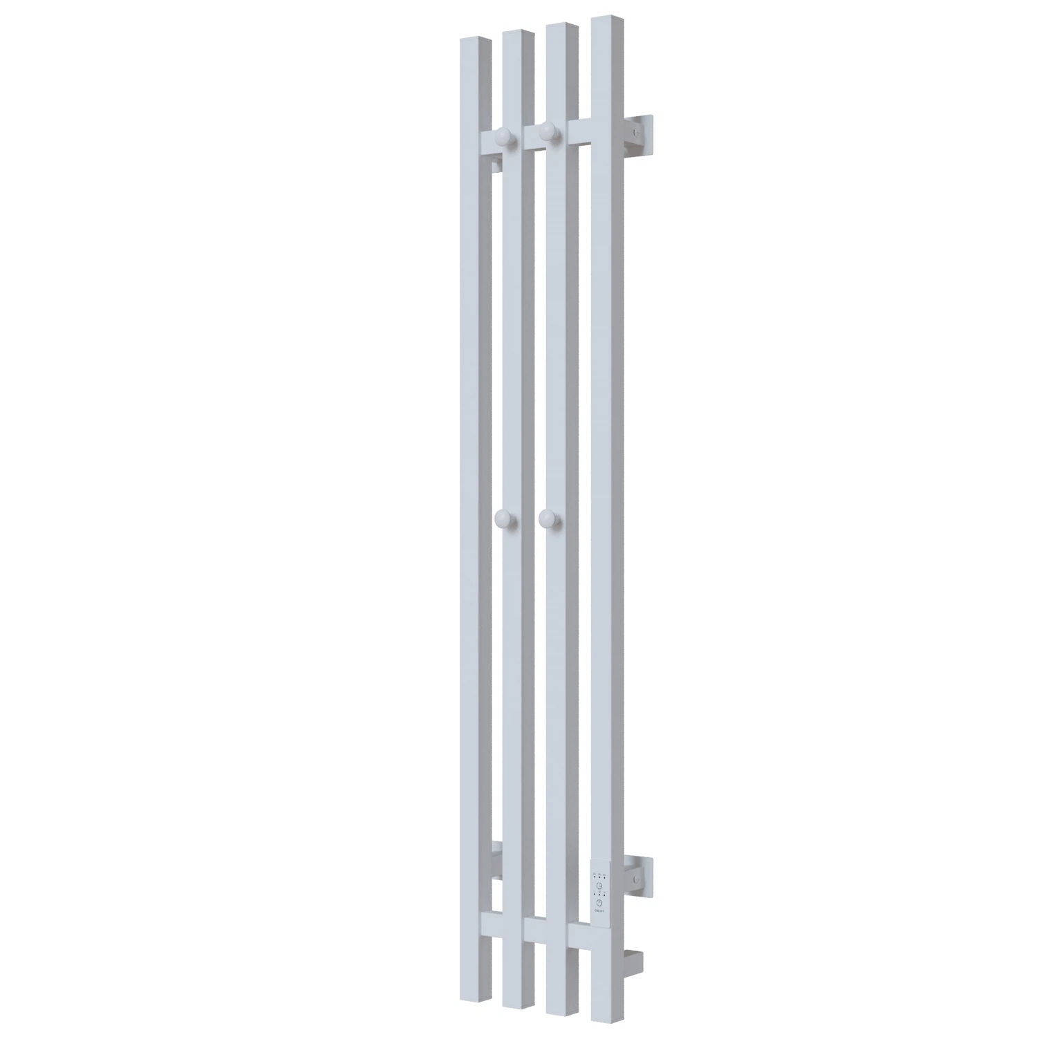 Изображение товара Электрический полотенцесушитель MIXLINE MOON QUADRO 120/15 Таймер 206 Вт белый