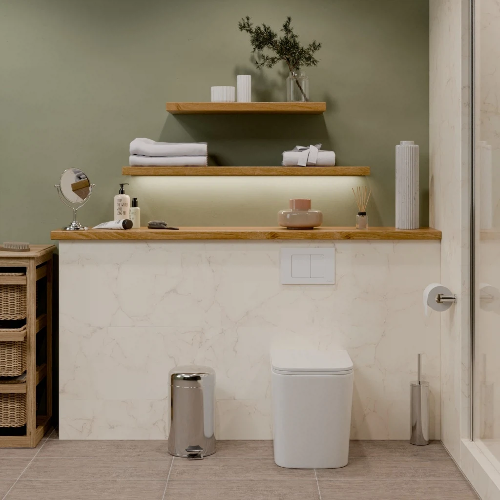 Изображение товара Унитаз приставной IBERICA BLANCA TOLEDO ALTO Tornado белый для ванной комнаты