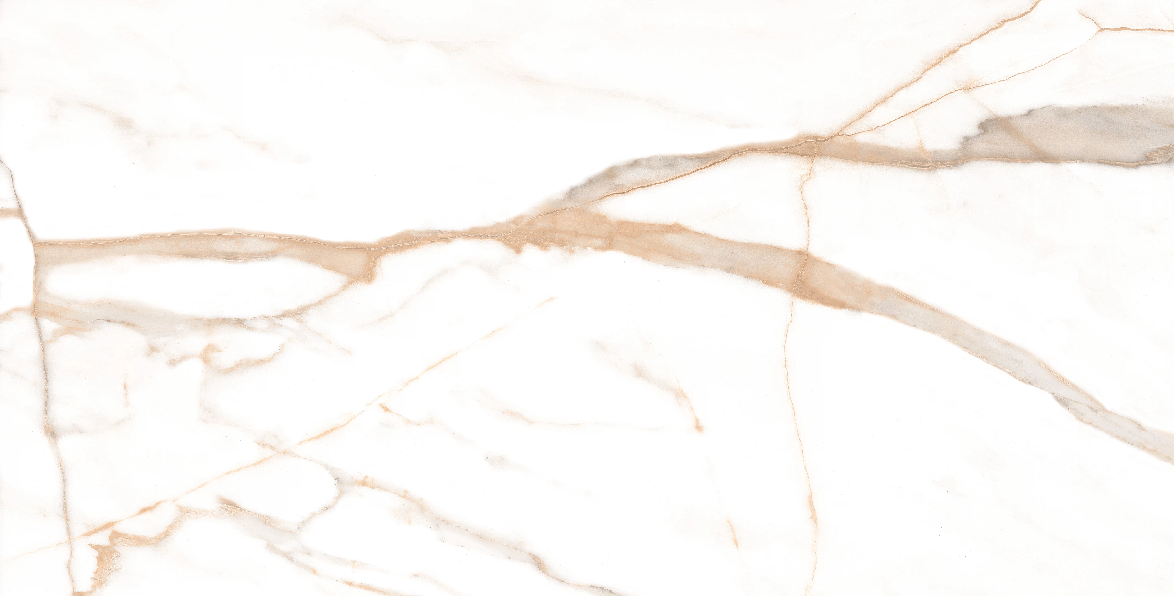 Изображение товара Керамогранит CERADIM Calacatta Goddes Gold 120x60 см белый глянцевый