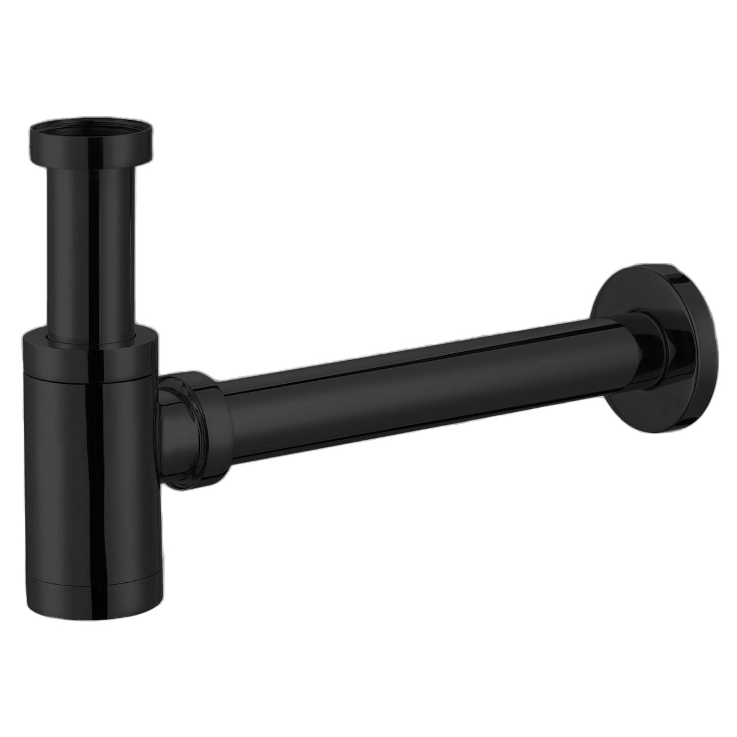 Изображение товара Сифон для раковины AZARIO G 1 1/4, без выпуска, черный (AZ-108-BL)