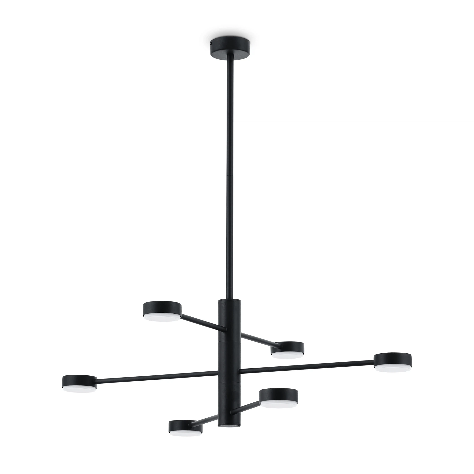 Изображение товара Люстра Freya Tactic FR5363CL-06B modern стиль на штанге 6 ламп