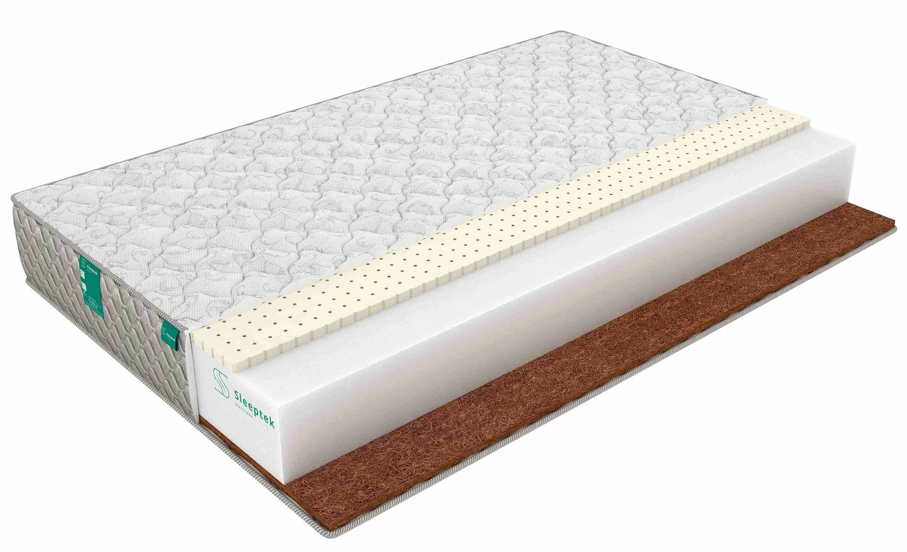 Изображение товара Матрас Sleeptek Roll CocosLatex 20 90х200 см беспружинный с натуральными материалами
