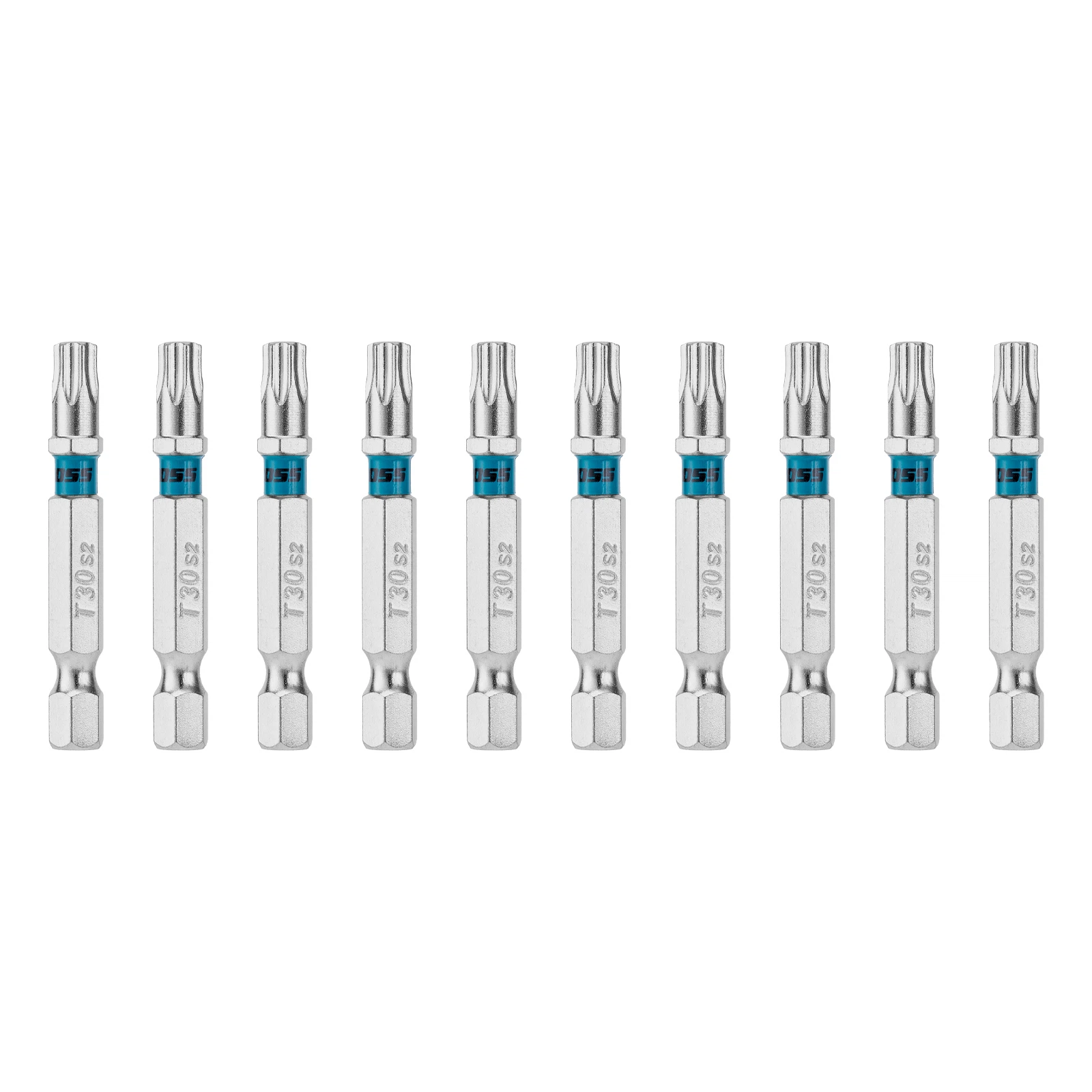 Изображение товара Набор бит Gross TORX 30x50мм из стали S2, 10 шт