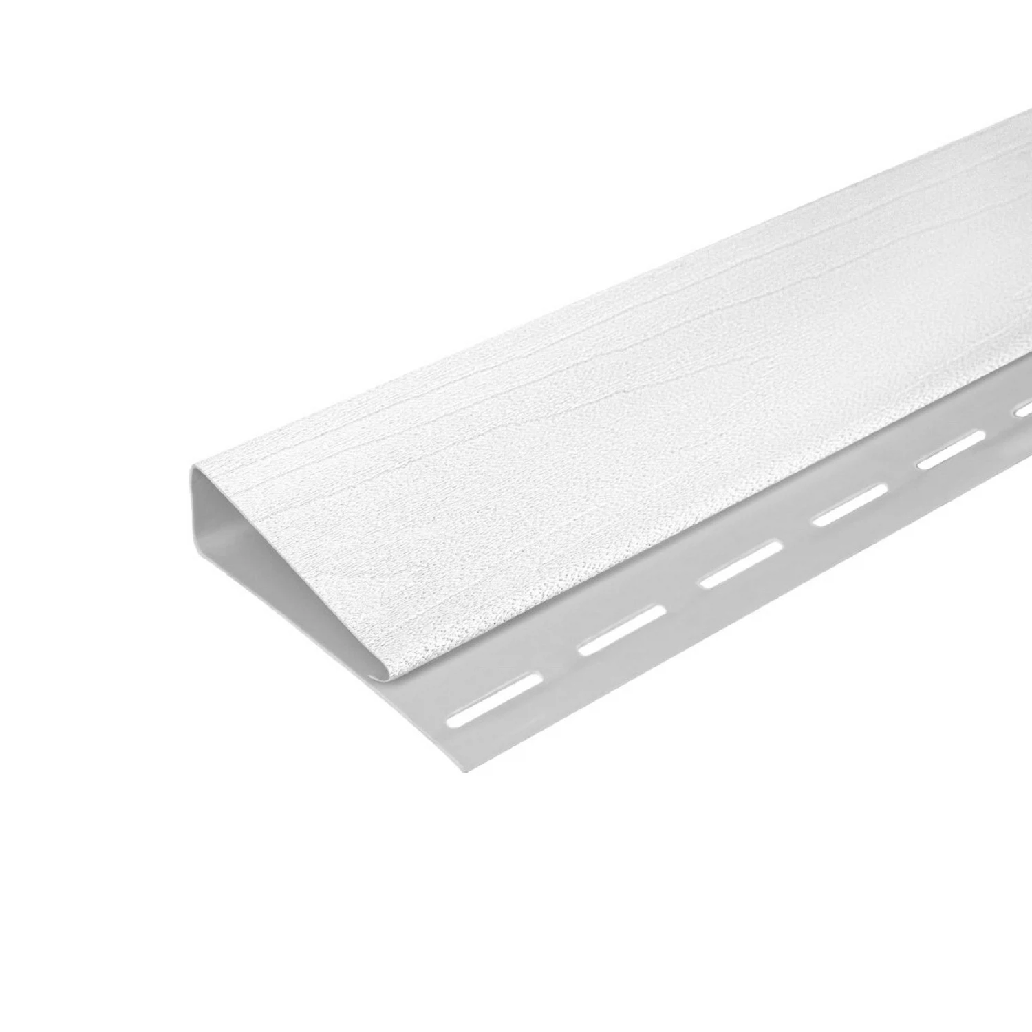 Изображение товара J-профиль широкий к сайдингу PROFBUILD белый 3м для отделки и углов