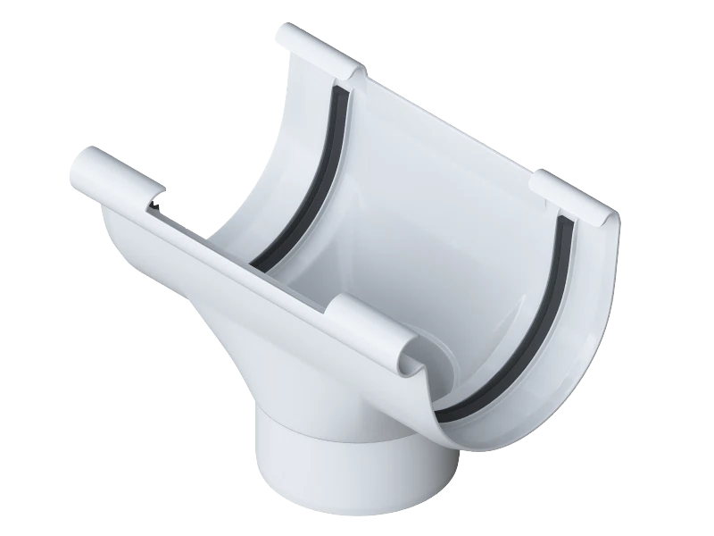 Изображение товара Воронка ПВХ Альта-Профиль цв. белый 82 мм для системы водоотведения