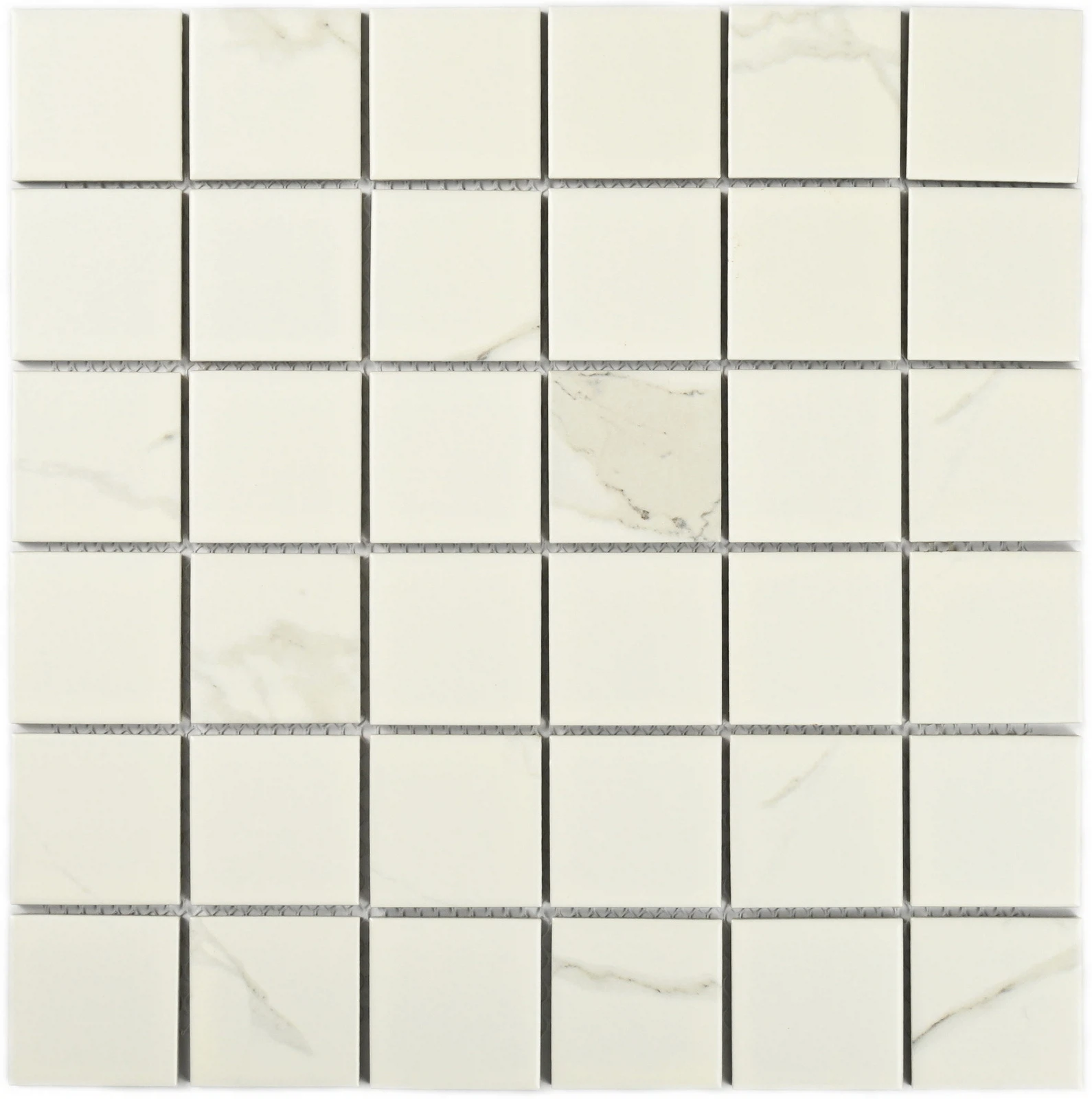 Изображение товара Мозаика керамическая Бонапарт Каррара-48 / Carrara-48  30x30 белый