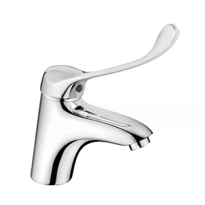 Изображение товара Смеситель для раковины с хирургической ручкой Haiba HB1054, хром