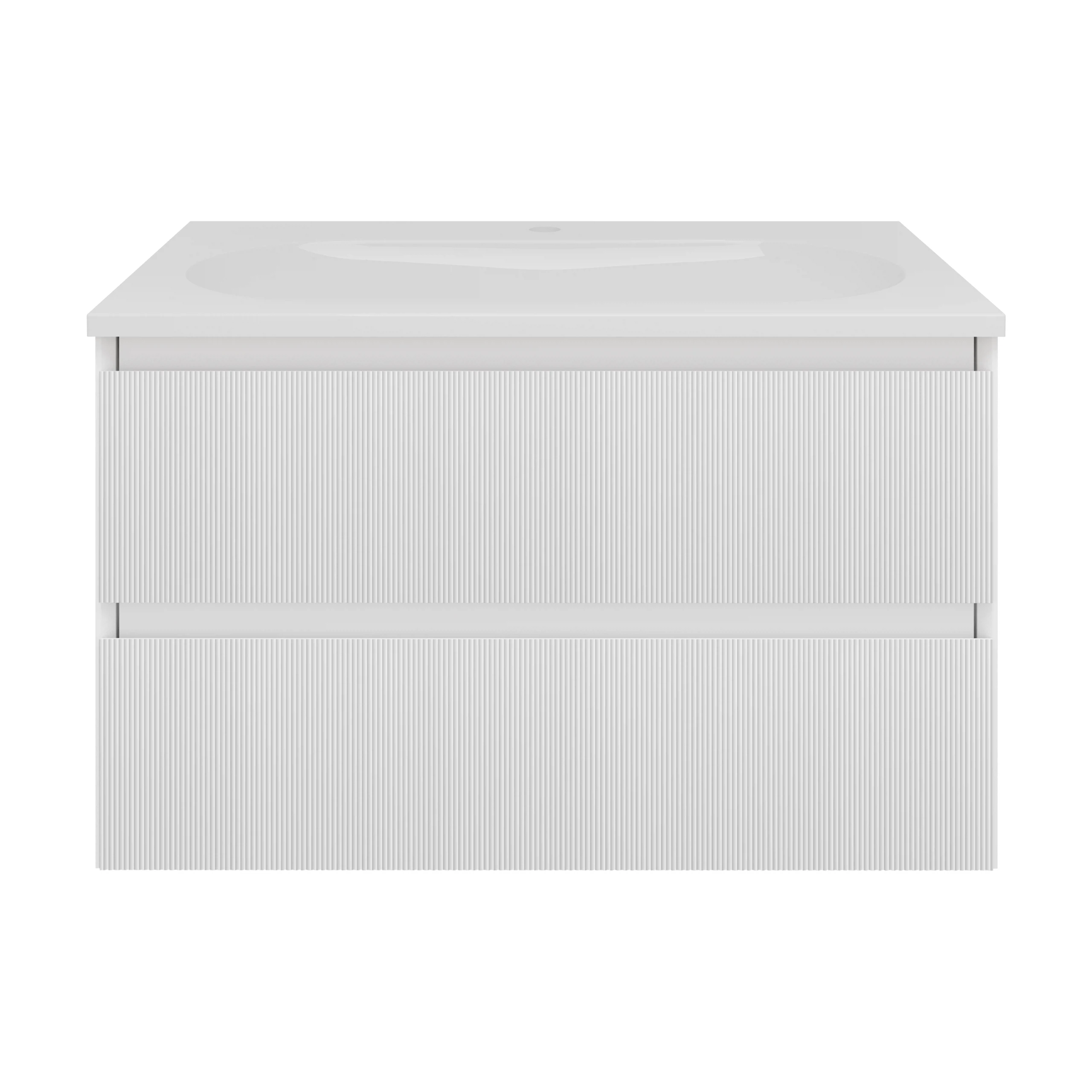 Изображение товара Тумба под раковину подвесная Vincea Welle 792 мм. VMC-2WL800MW M.White Soft-touch