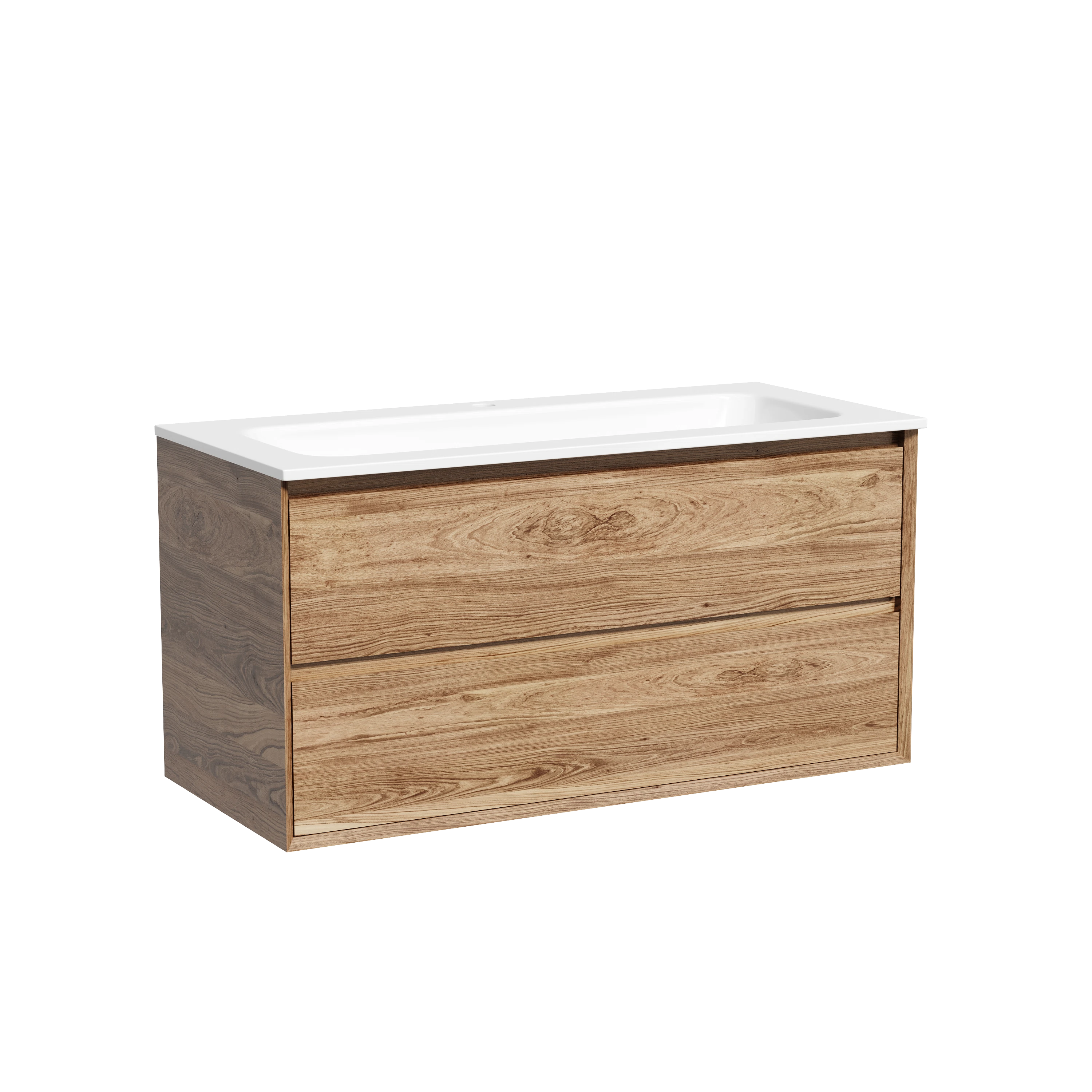 Изображение товара Тумба подвесная SANCOS Marmi 2.0 995х445х520 c двумя ящиками скрытого монтажа, цвет дуб чарльстон