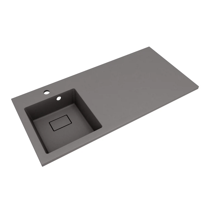 Изображение товара Раковина Florentina Аванти 100 см 10.310.0L100.307, серый шёлк