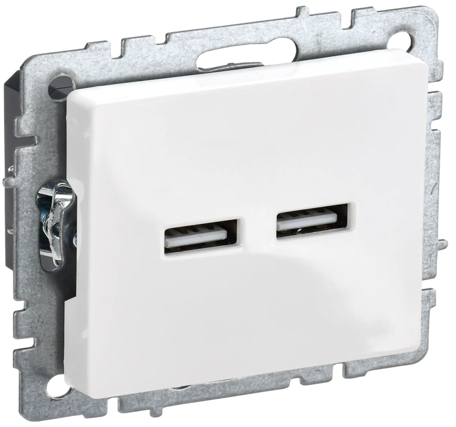 Изображение товара Розетка USB IEK BRITE BASE Белый 3,1A