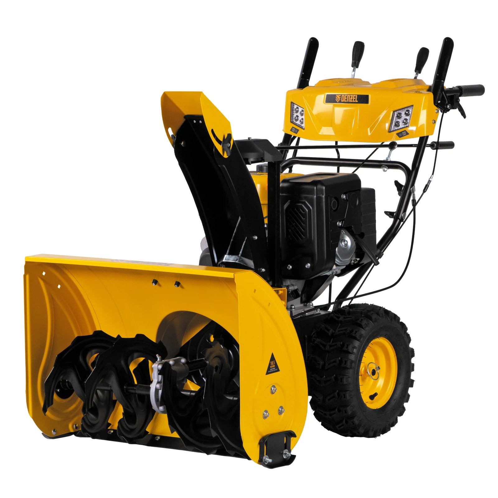 Изображение товара Бензиновая снегоуборочная машина Denzel SBL 711D PRO 302cc эл.старт фара обогрев