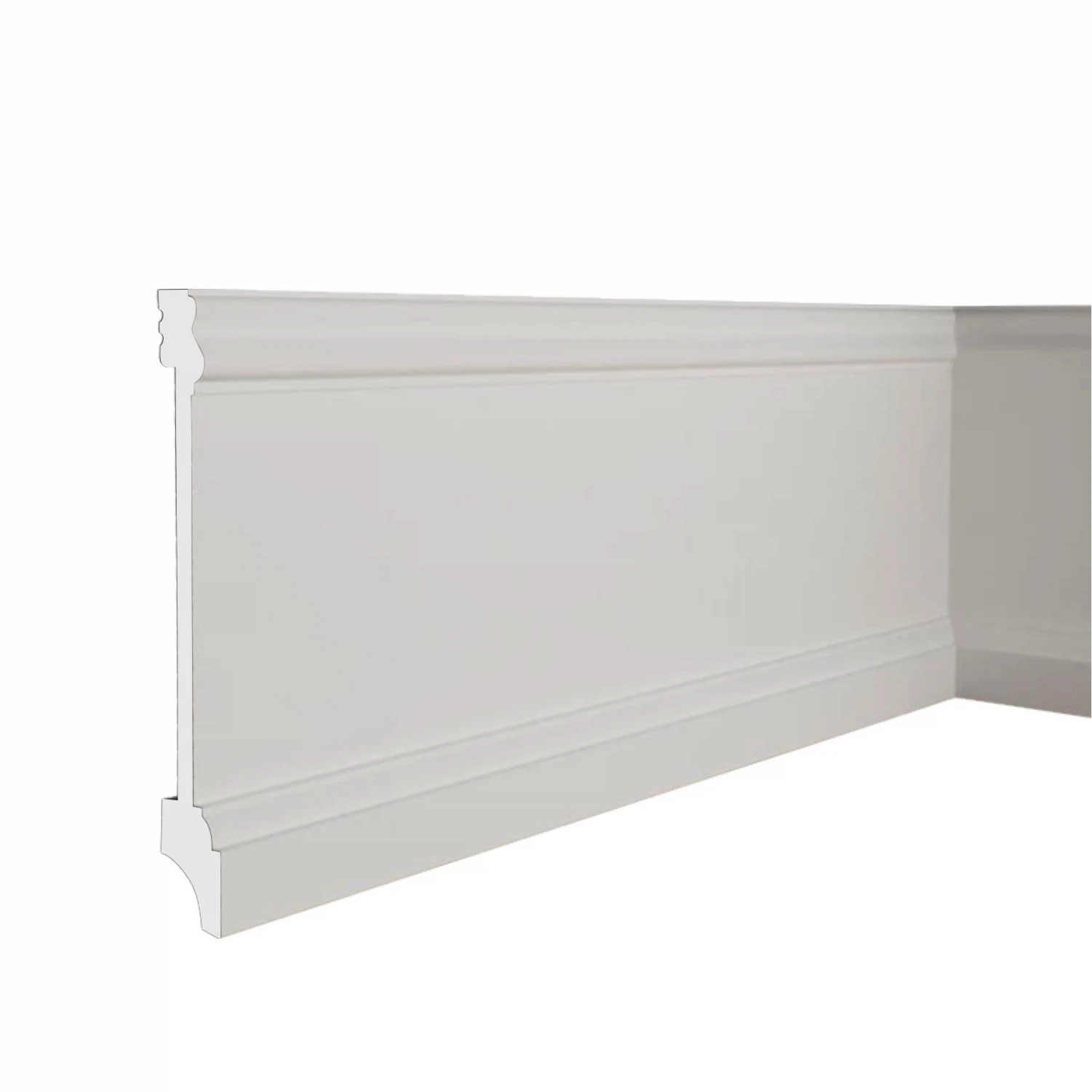 Изображение товара Плинтус напольный ударопрочный дюрополимер 2000х16х80мм