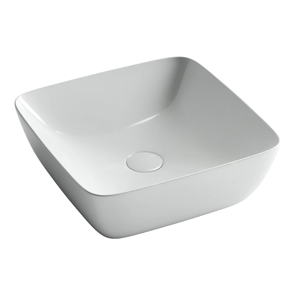 Изображение товара Умывальник чаша FORM накладная квадратная 420x420x145мм