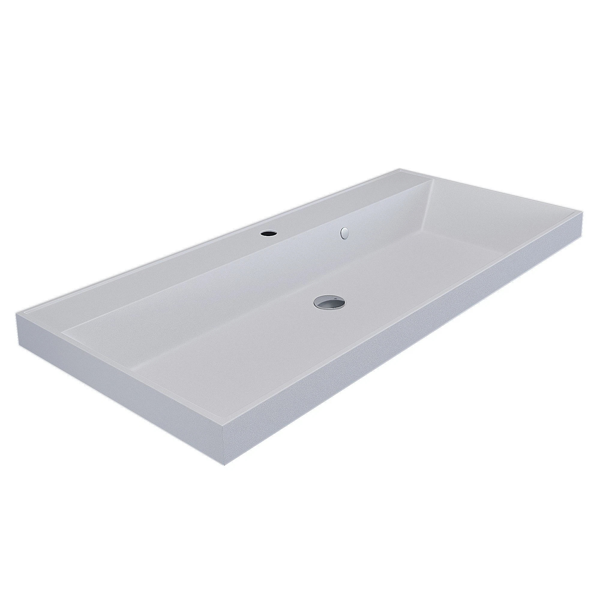 Изображение товара Раковина для ванной комнаты Uperwood Classic Quartz 100x45 см белая матовая Жасмин
