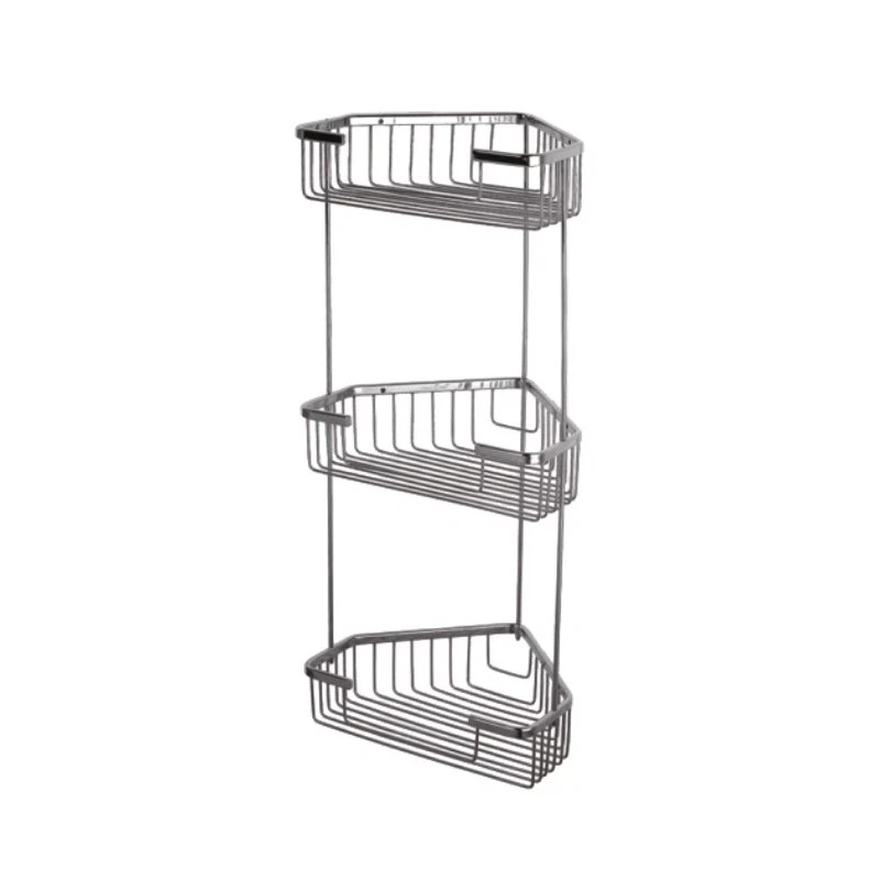 Изображение товара Полка металлическая угловая Haiba HB335-2, хром