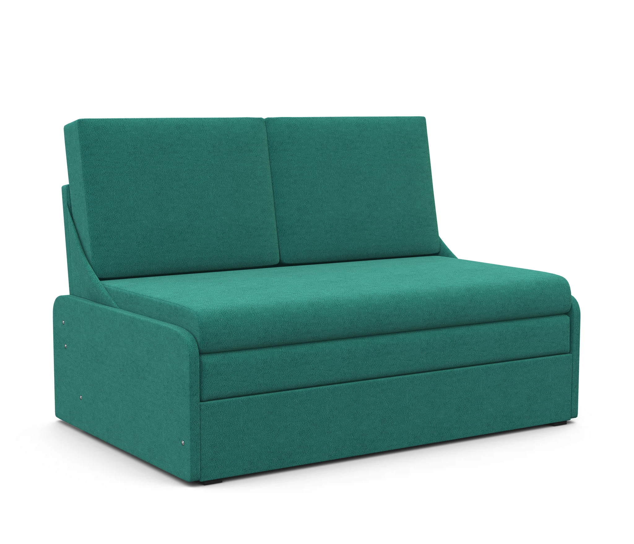 Изображение товара Диван-кровать Уют-2 велюр бирюзовый современный дизайн и практичность