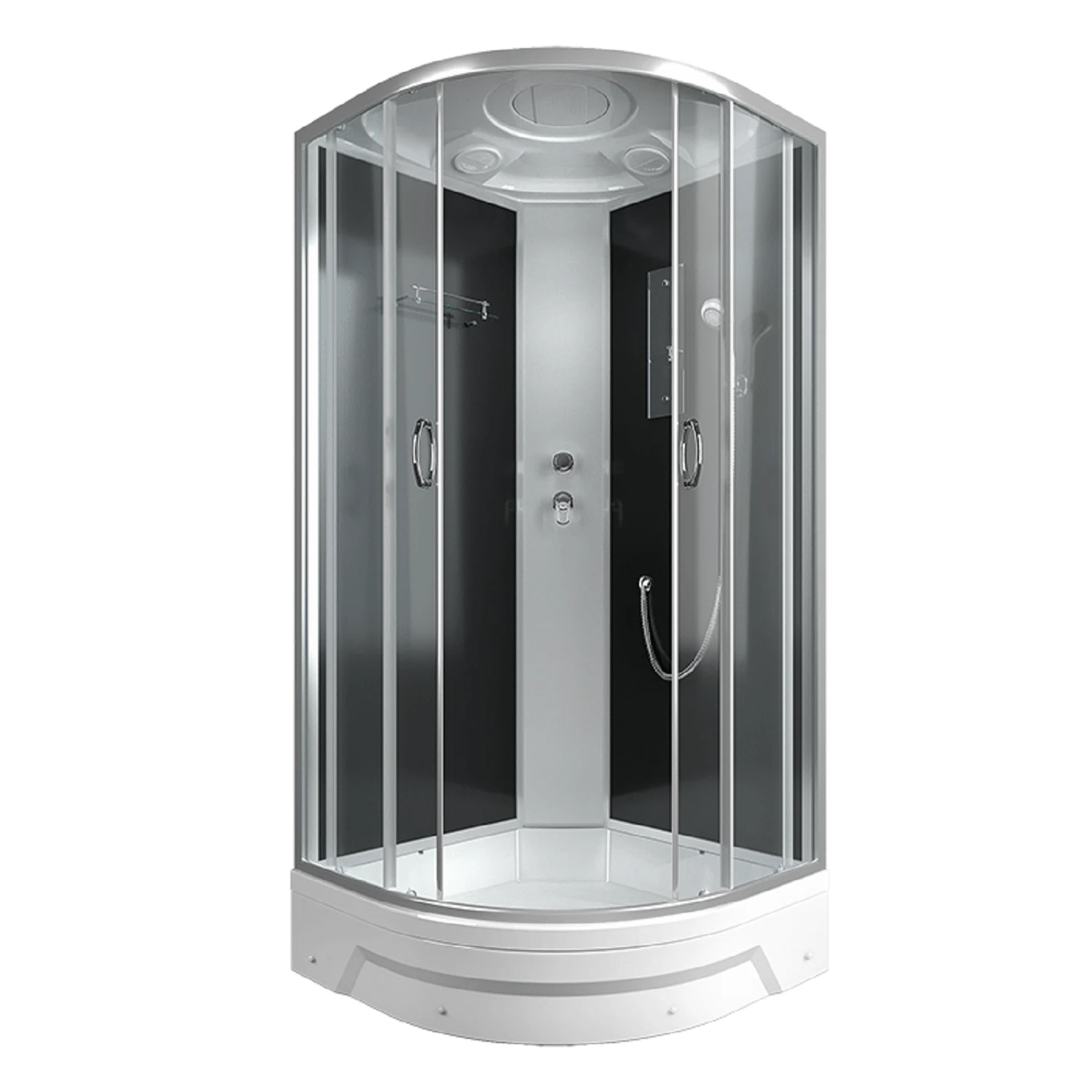 Изображение товара Душевая кабина Erlit 90х90 с поддоном и раздвижными дверями серий 35