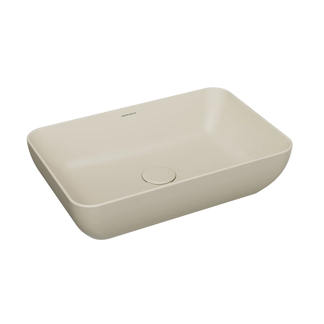 Изображение товара Раковина Plaza накладная 55 песочная матовая Kerama Marazzi