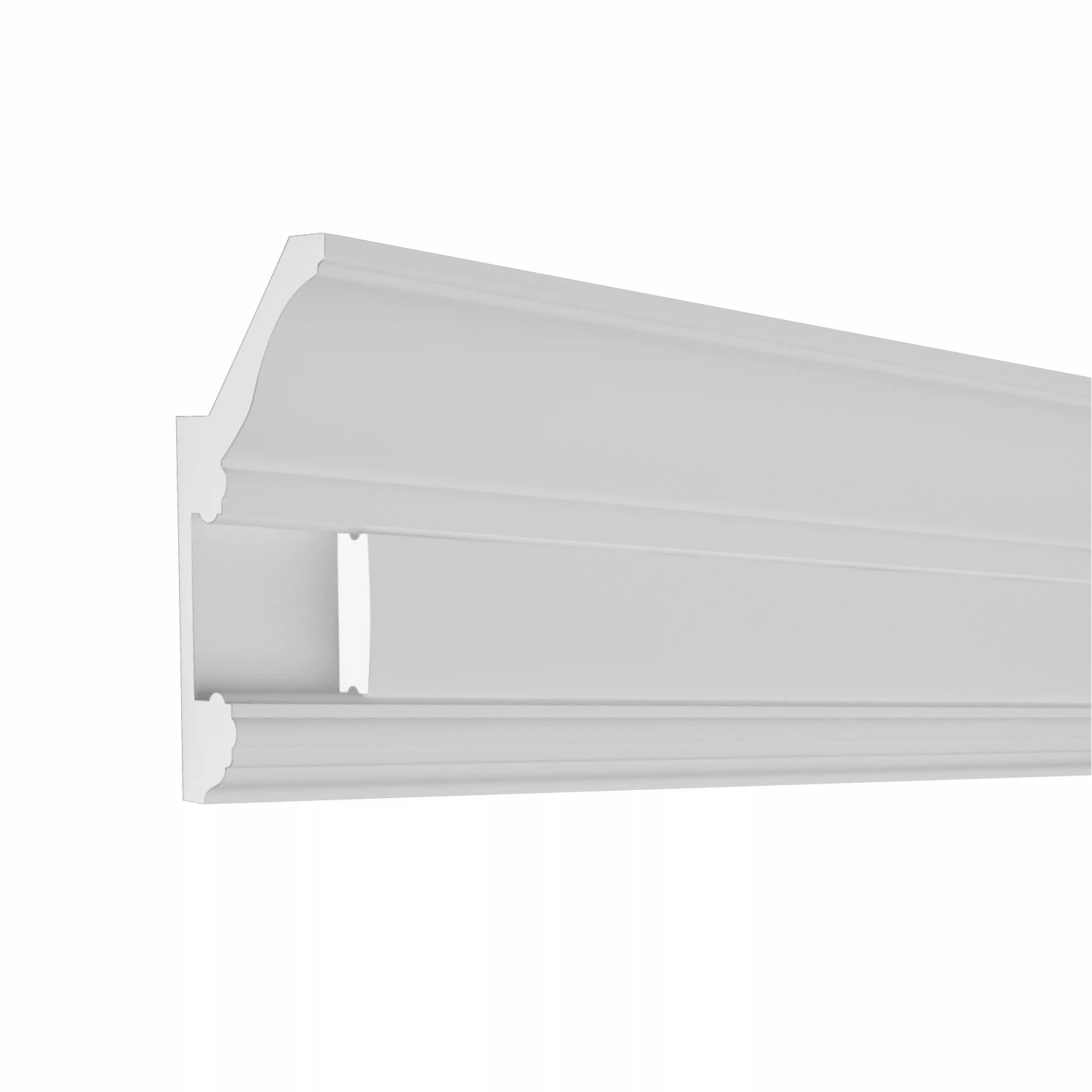 Изображение товара Плинтус потолочный ударопрочный дюрополимер 2000х40х90мм